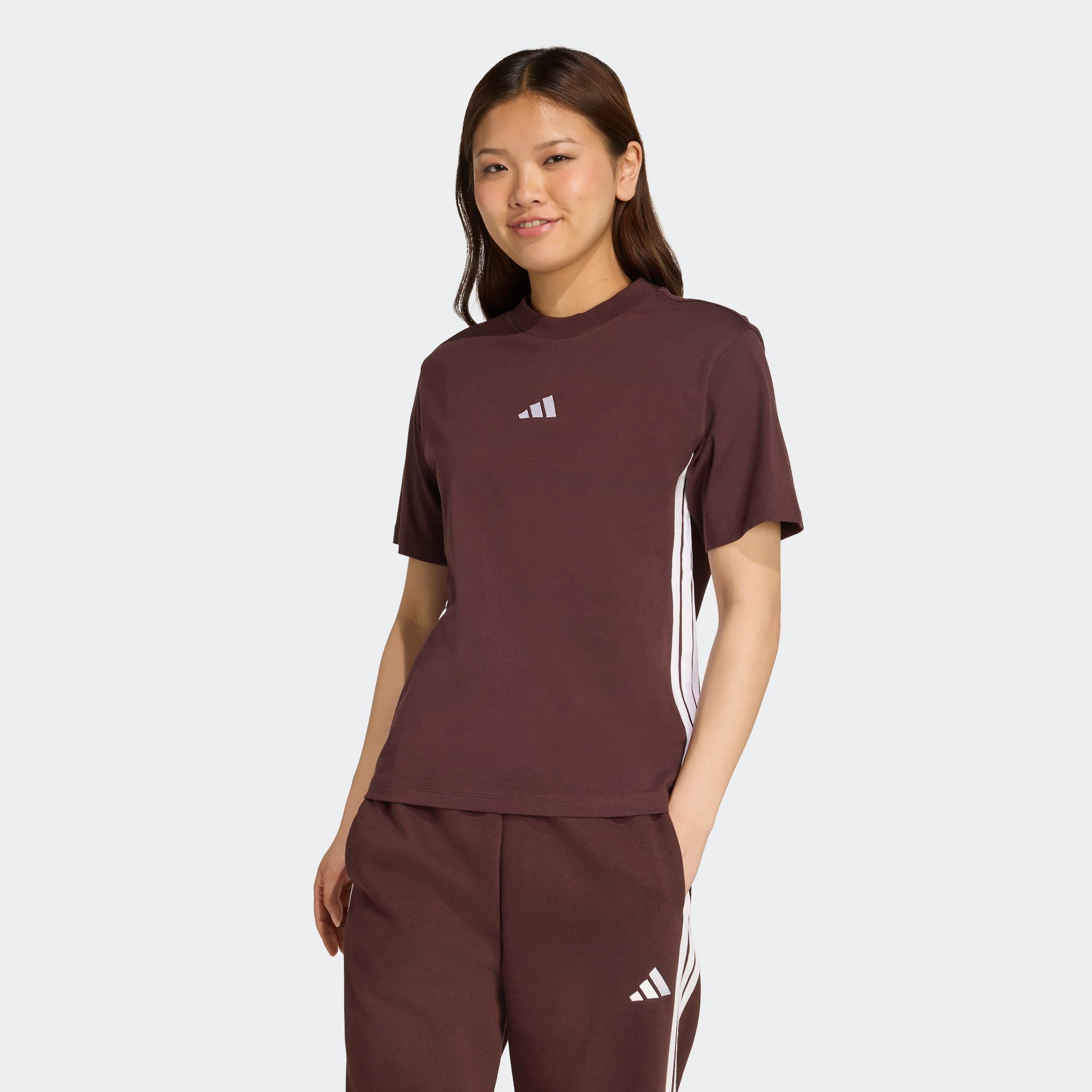 adidas Sportswear T-Shirt "ESSENTIALS 3-STREIFEN COTTON" günstig online kaufen