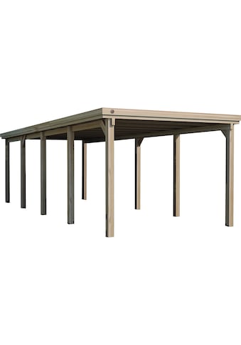 Einzelcarport »617 Gr.3«, Holz, 270 cm, braun