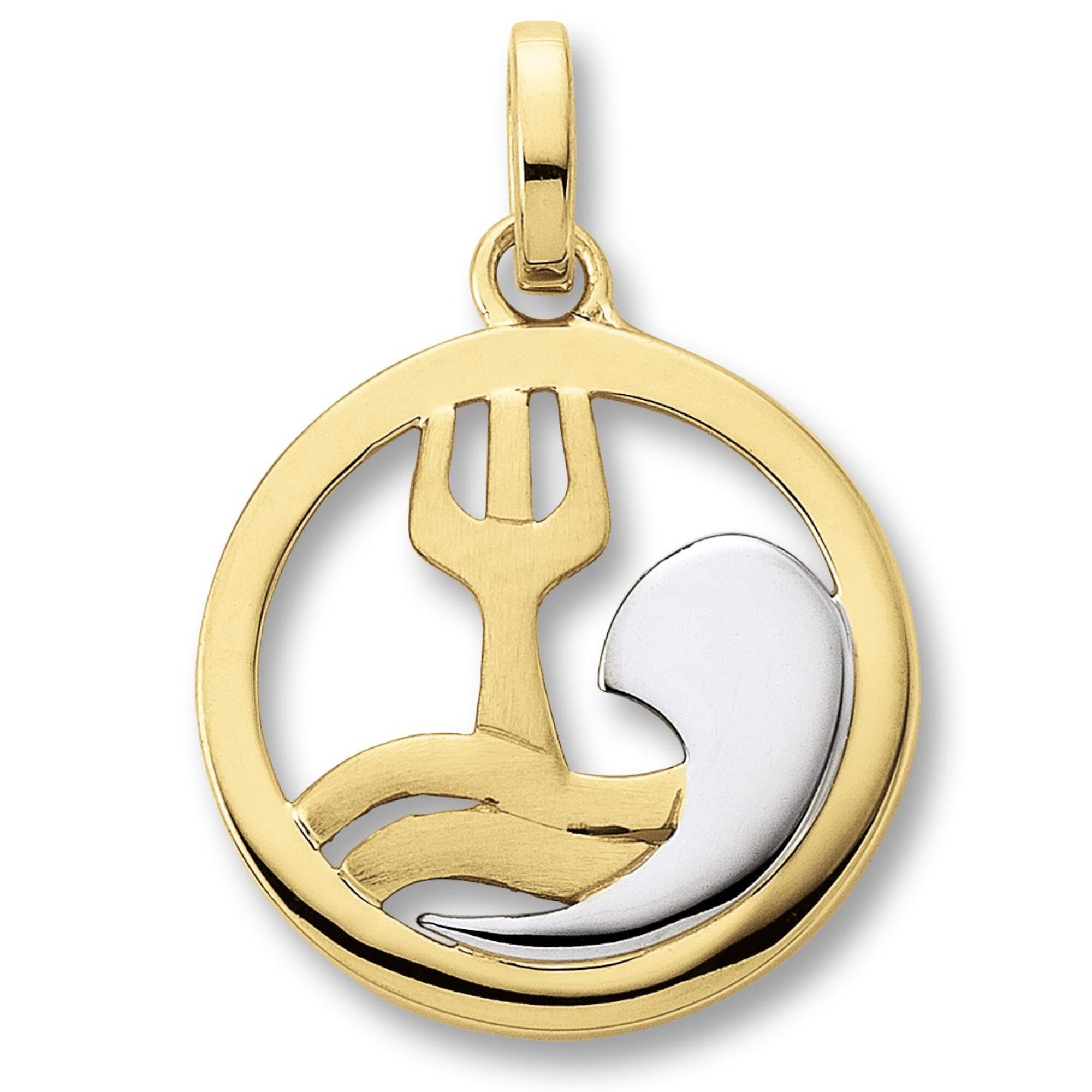 ONE ELEMENT Damen Sternzeichenanhänger "Wassermann Sternzeichen Anhänger aus 333 Gelbgold", Wassermann, Gelbgold 333 Gold, gold, Gelbgold 333, Gold,