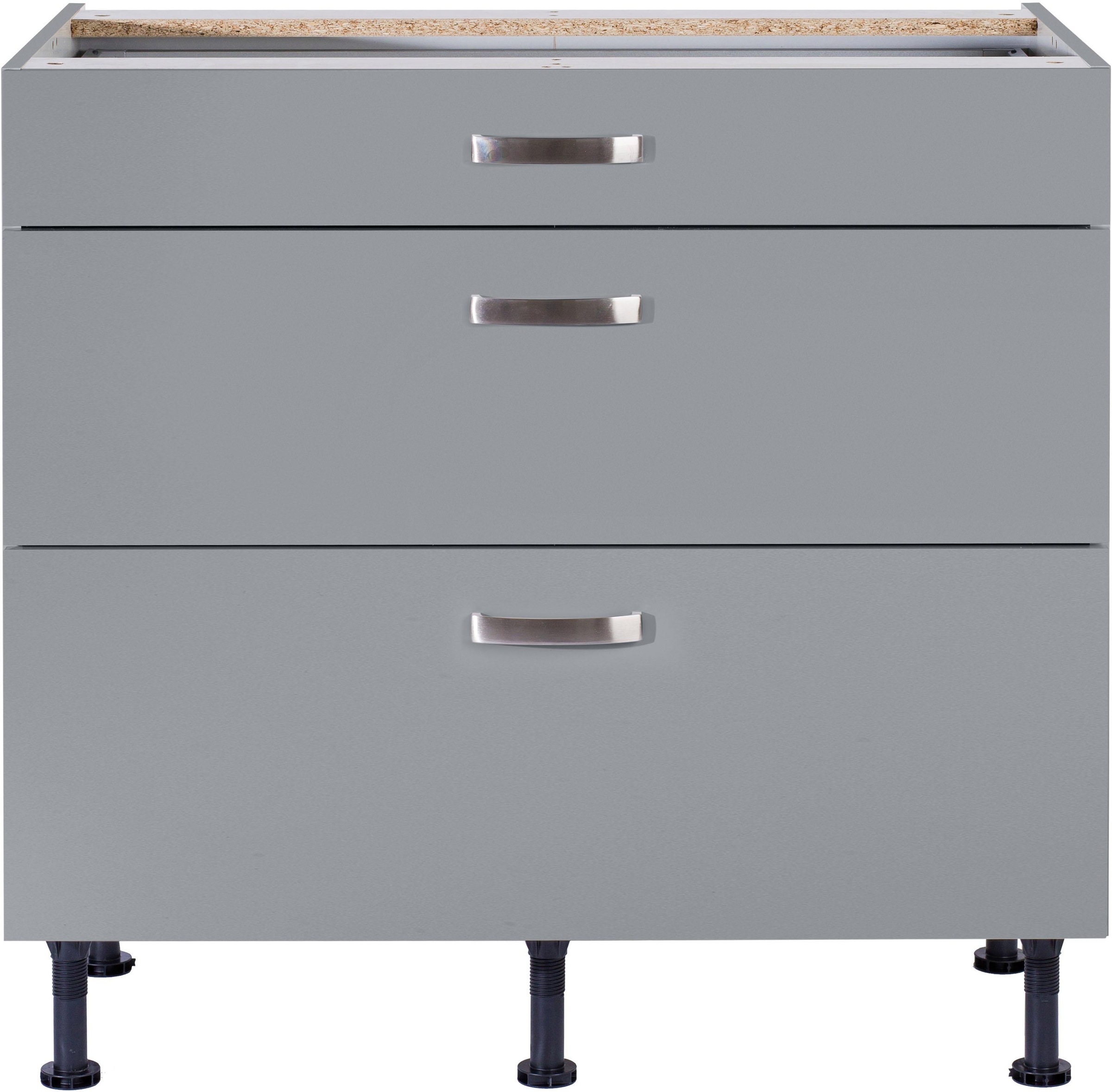 KOCHSTATION Unterschrank "KS-Cara", Breite 90 cm, mit Vollauszügen und Soft günstig online kaufen