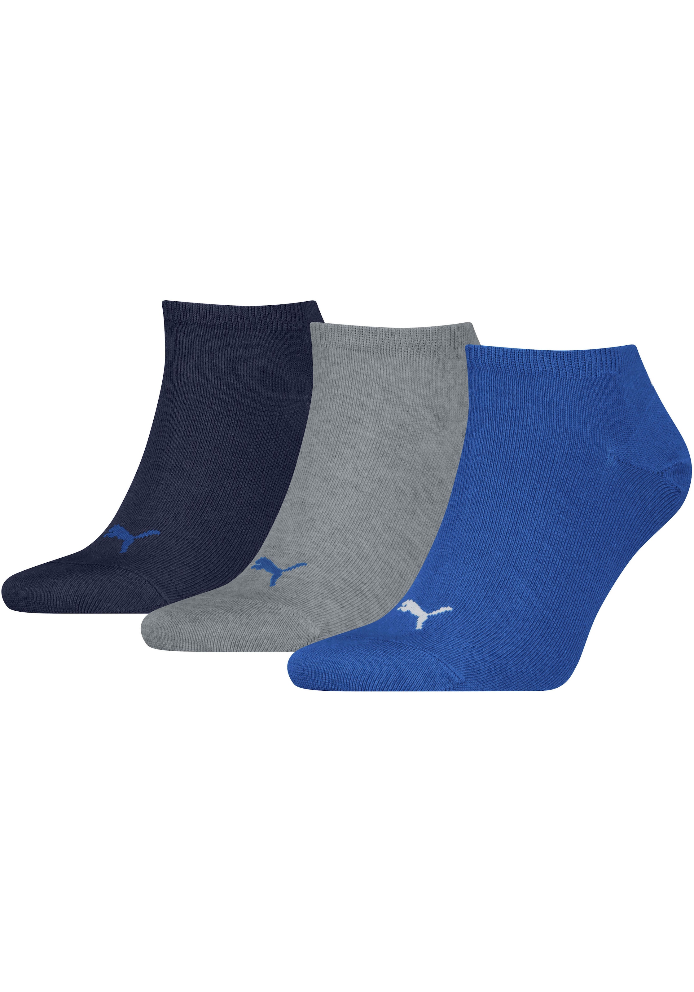 PUMA Sneakersocken "PUMA UNISEX SNEAKER PLAIN 3P" 3 Paar, mit kleinem Logo