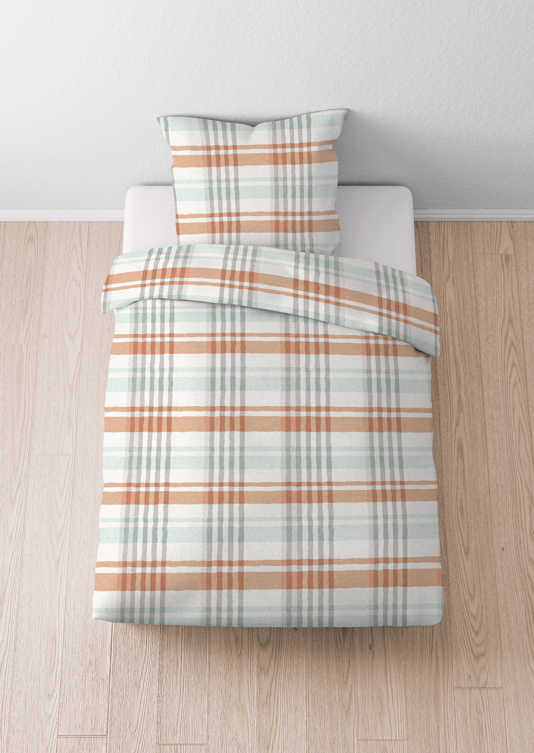 Castell - Markenbettwäsche Bettwäsche "0020373" 2 Stk. absolut bügelfrei, 1 günstig online kaufen