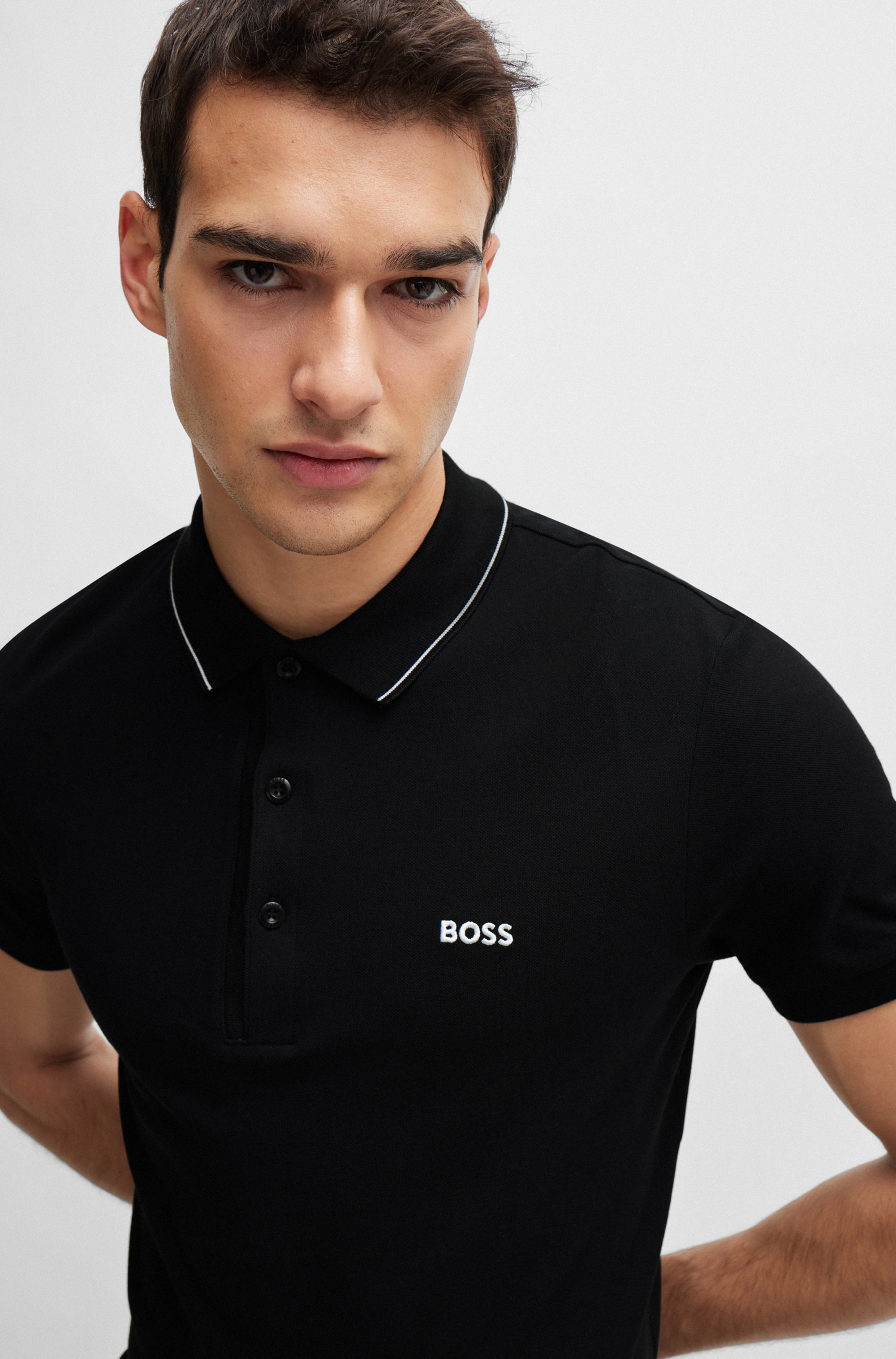 BOSS GREEN Poloshirt »Paule 4«, mit Polokragen