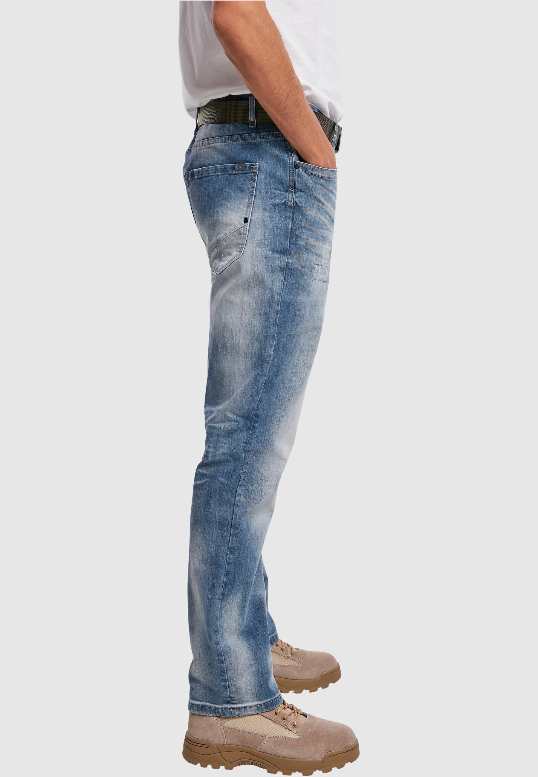 Brandit Bequeme Jeans »Brandit Herren Will Washed Denim Jeans«, (1 tlg.)