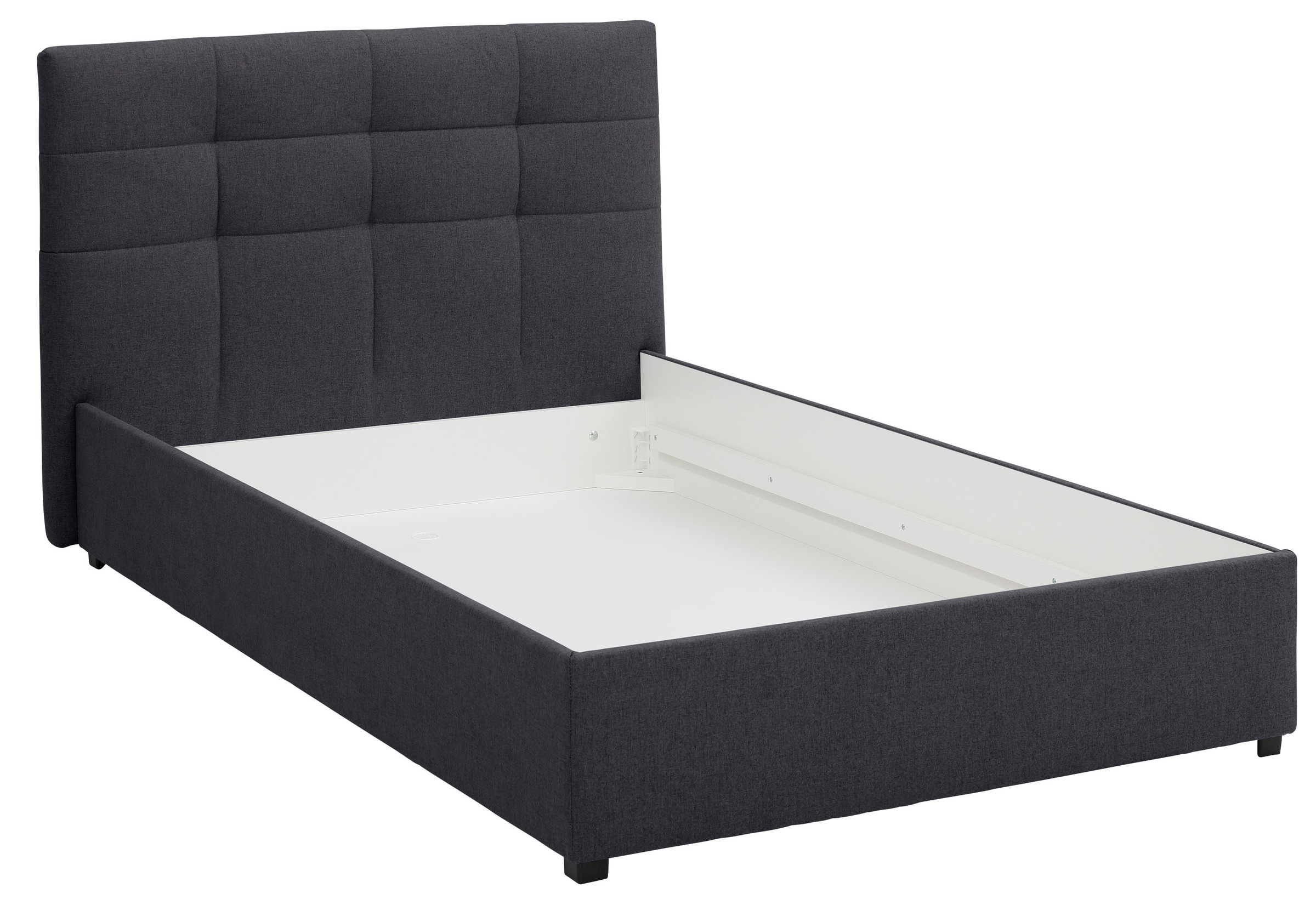 Home affaire Polsterbett "Endres" mit Bettkasten, wahlweise ohne Matratze/L günstig online kaufen