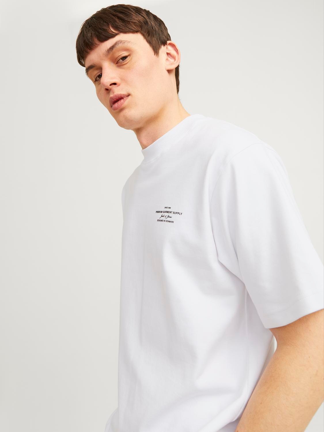 Jack & Jones Rundhalsshirt »JPRBLACHAD BRANDING SS CREW NECK TEE SN«