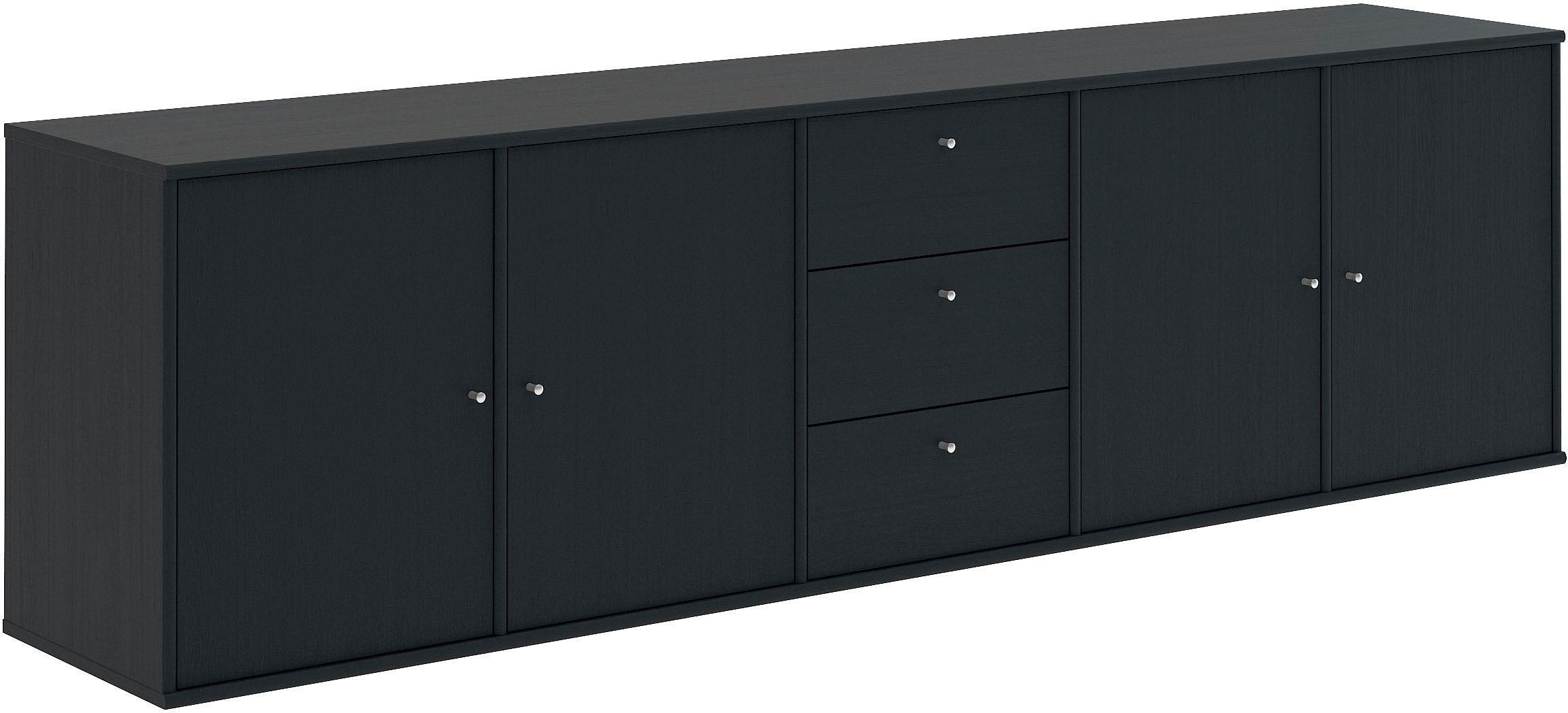 Hammel Furniture Sideboard »Mistral, Hochwertig Schrank, hängend/stehend montierbar«, mit Türen und Schubladen, B: 220 cm, anpassungsbar Designmöbel