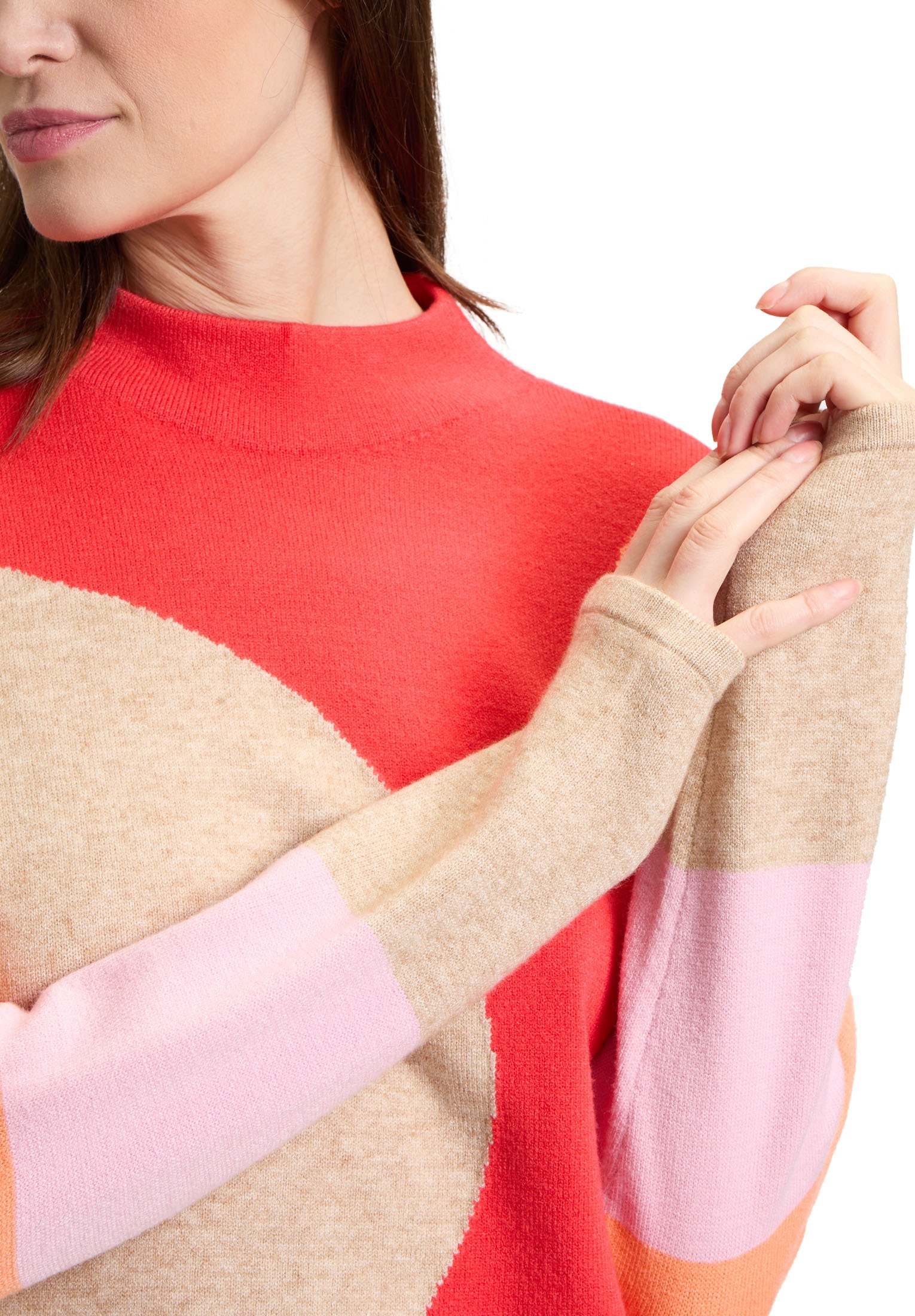 Betty Barclay Strickpullover »Betty Barclay Damen Strickpullover mit Intarsie«, (1 tlg.), Intarsie