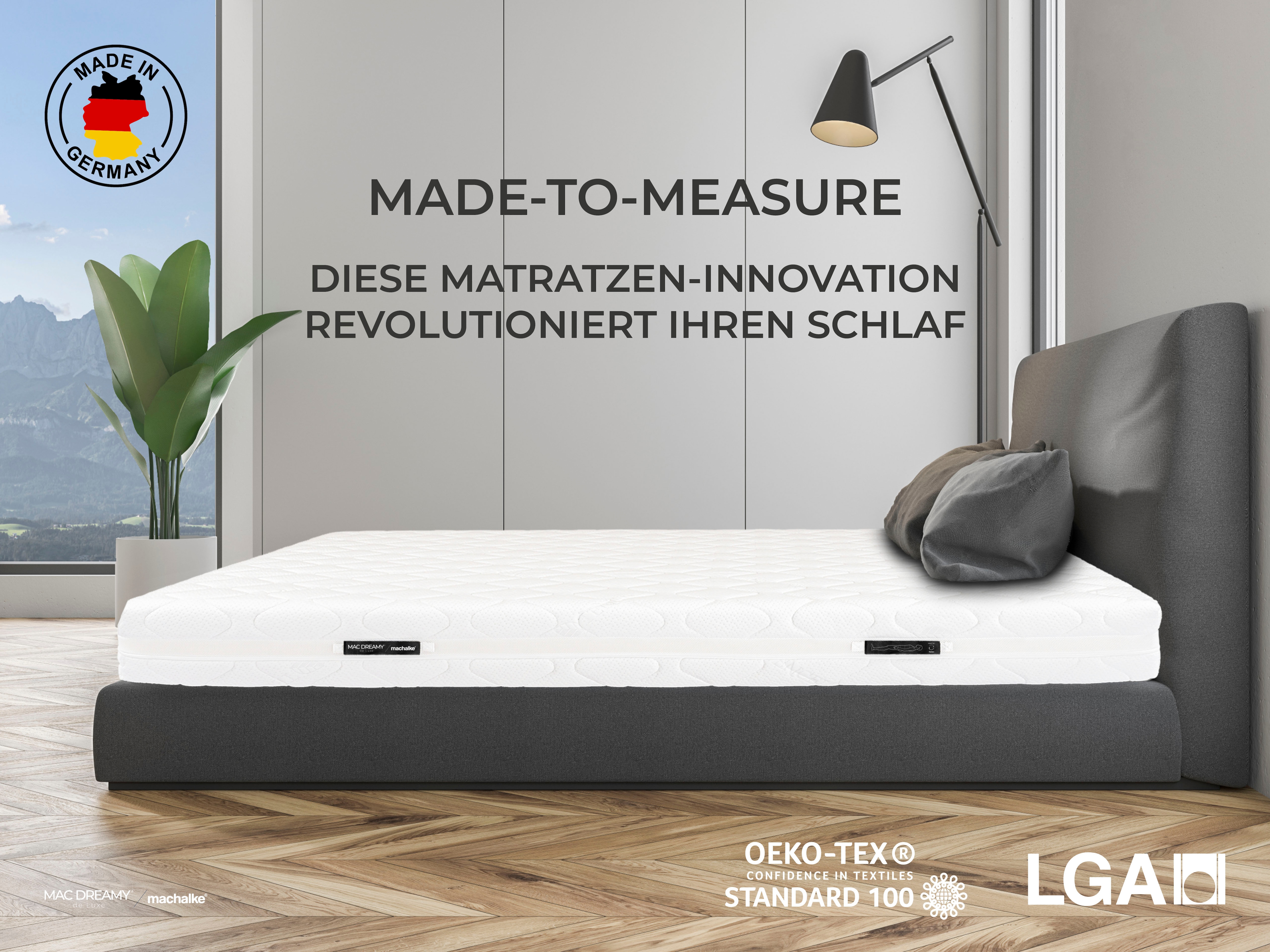 machalke Kaltschaummatratze "Mac Dreamy de Luxe" 20 cm hoch Raumgewicht: 70 kg/m³ 1 Stk. tlg. Premium Matratze in verschiedenen Größen, luxuriöse Wendematratze