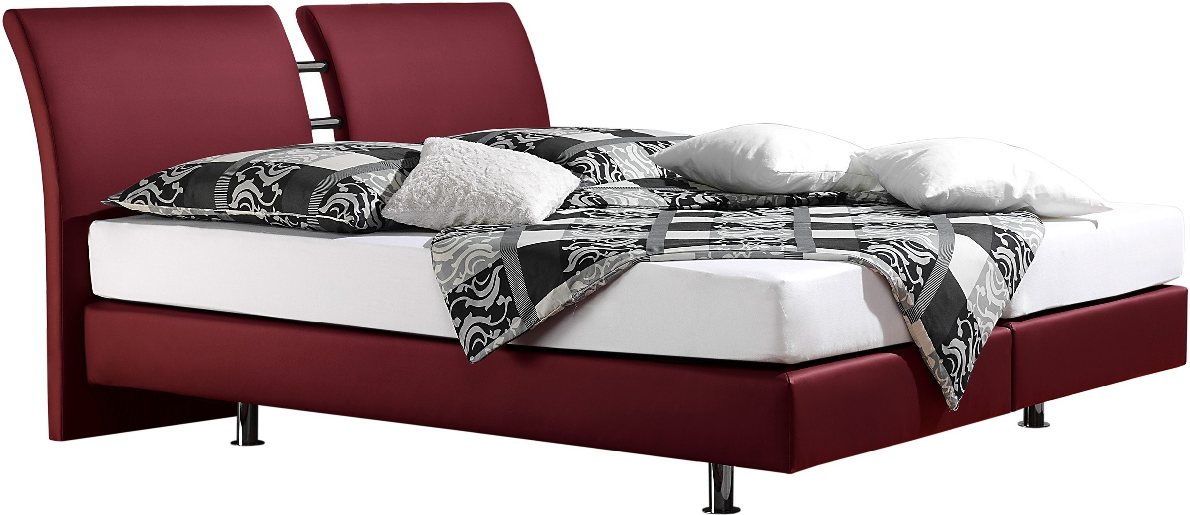 Home affaire Boxspringbett "Polo" in 3 Matratzenarten, 3 Breiten und 4 Farb günstig online kaufen