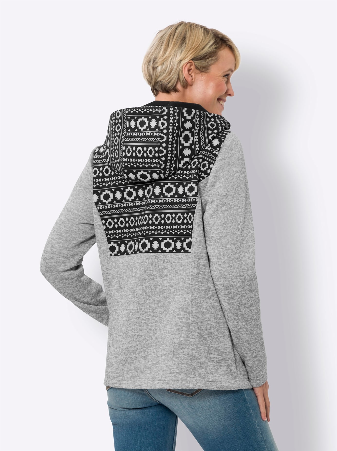 Classic Basics Langjacke, mit Kapuze