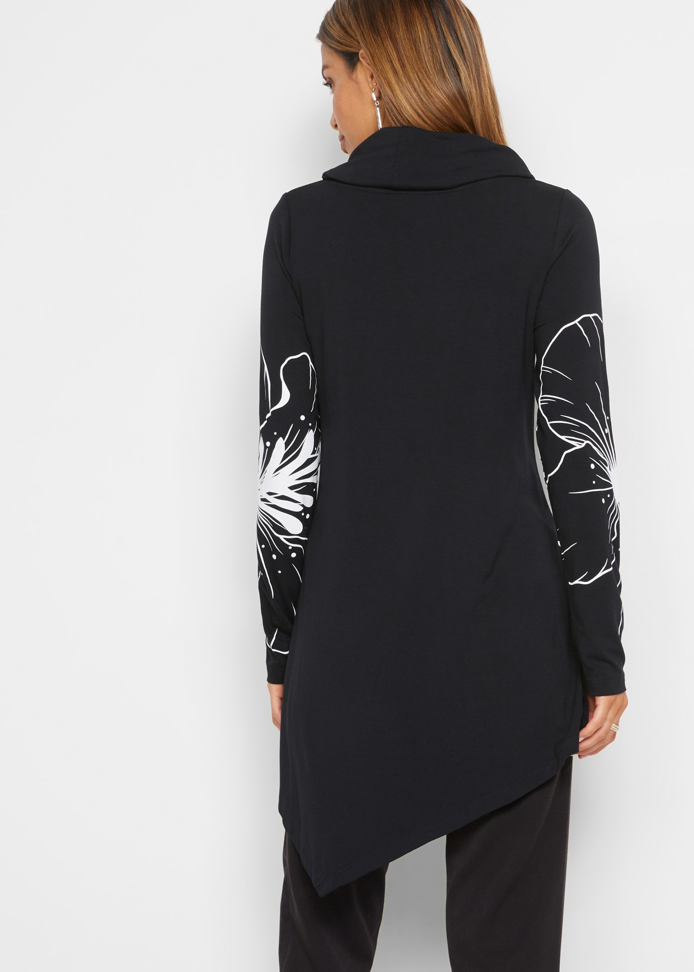 bonprix Longshirt , Longshirt mit Rollkragen
