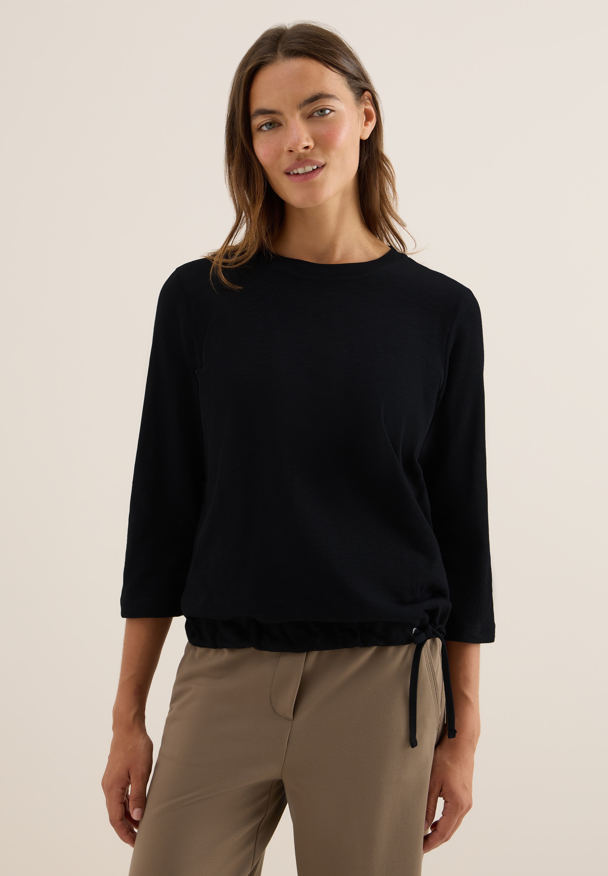 Cecil 3/4-Arm-Shirt aus reiner Baumwolle günstig online kaufen