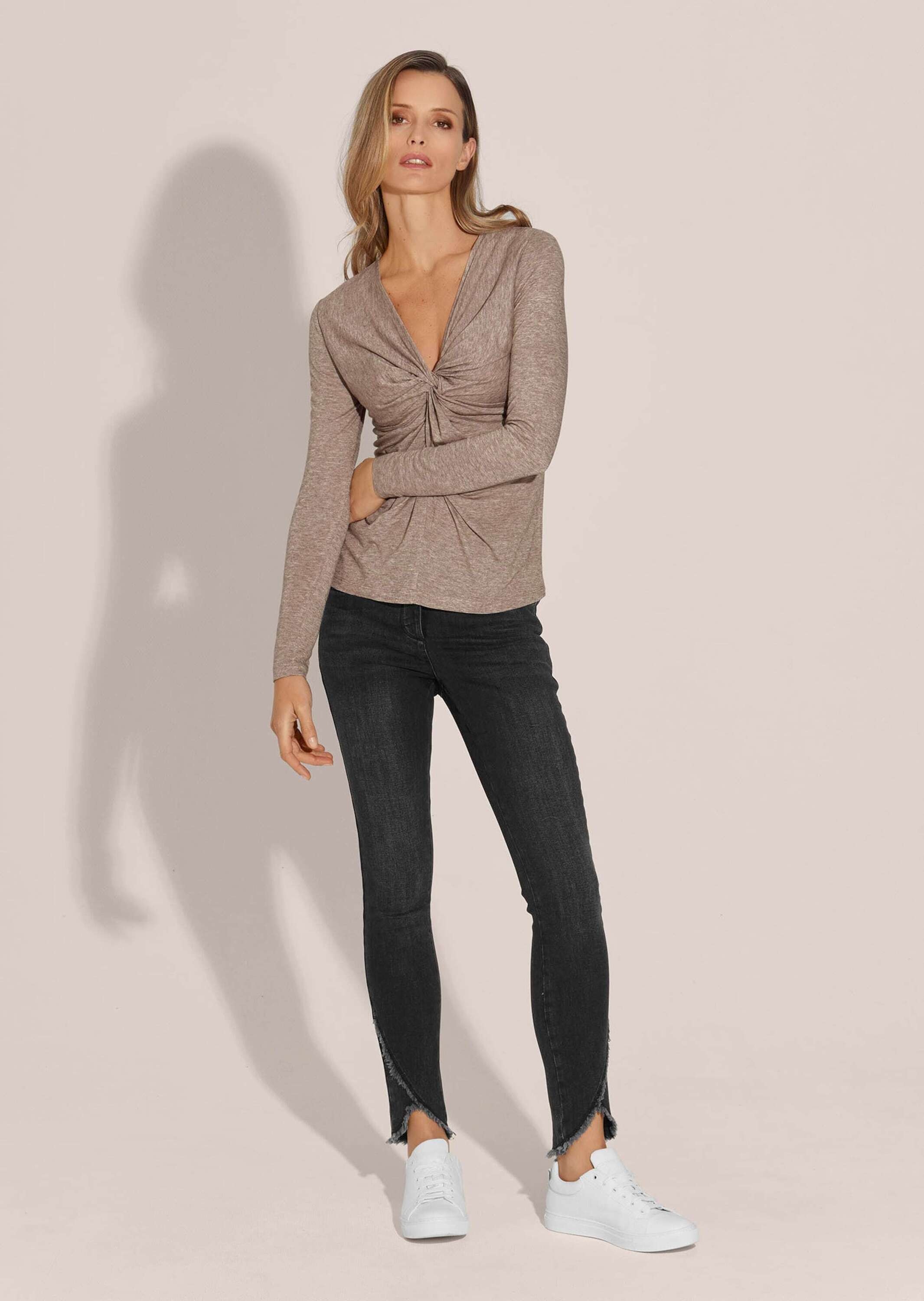 MADELEINE Langarmshirt "Shirt Shirt mit Knotendetail" günstig online kaufen