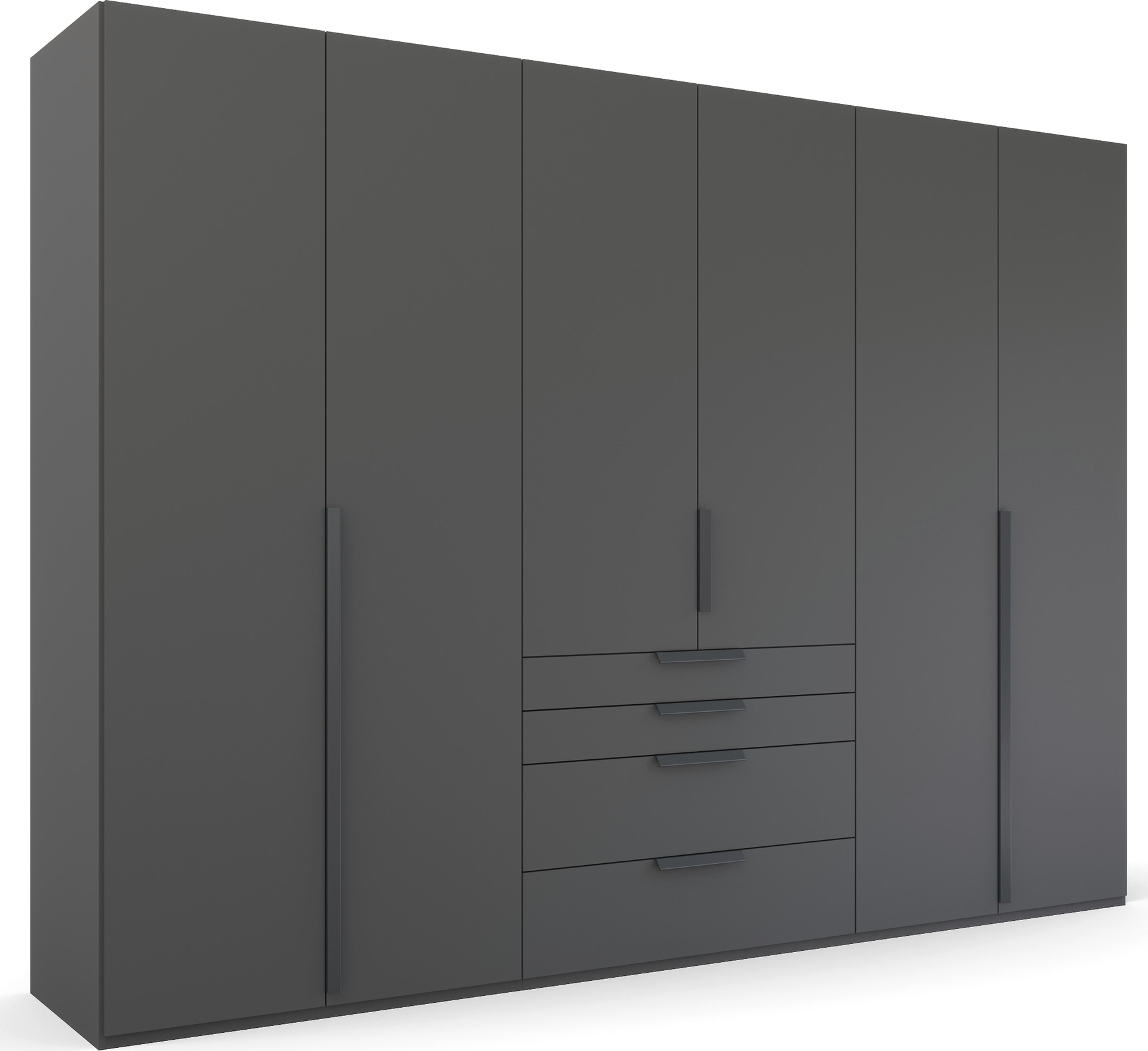 rauch 1100000002199 "Kleiderschrank Schrank Garderobe Wäscheschrank PURISMA" in den Breiten 151/201/251/301 cm, inkl. SOFT-CLOSE-FUNKTION, mit Schubladen und umfangreichem Zubehör MADE IN GERMANY