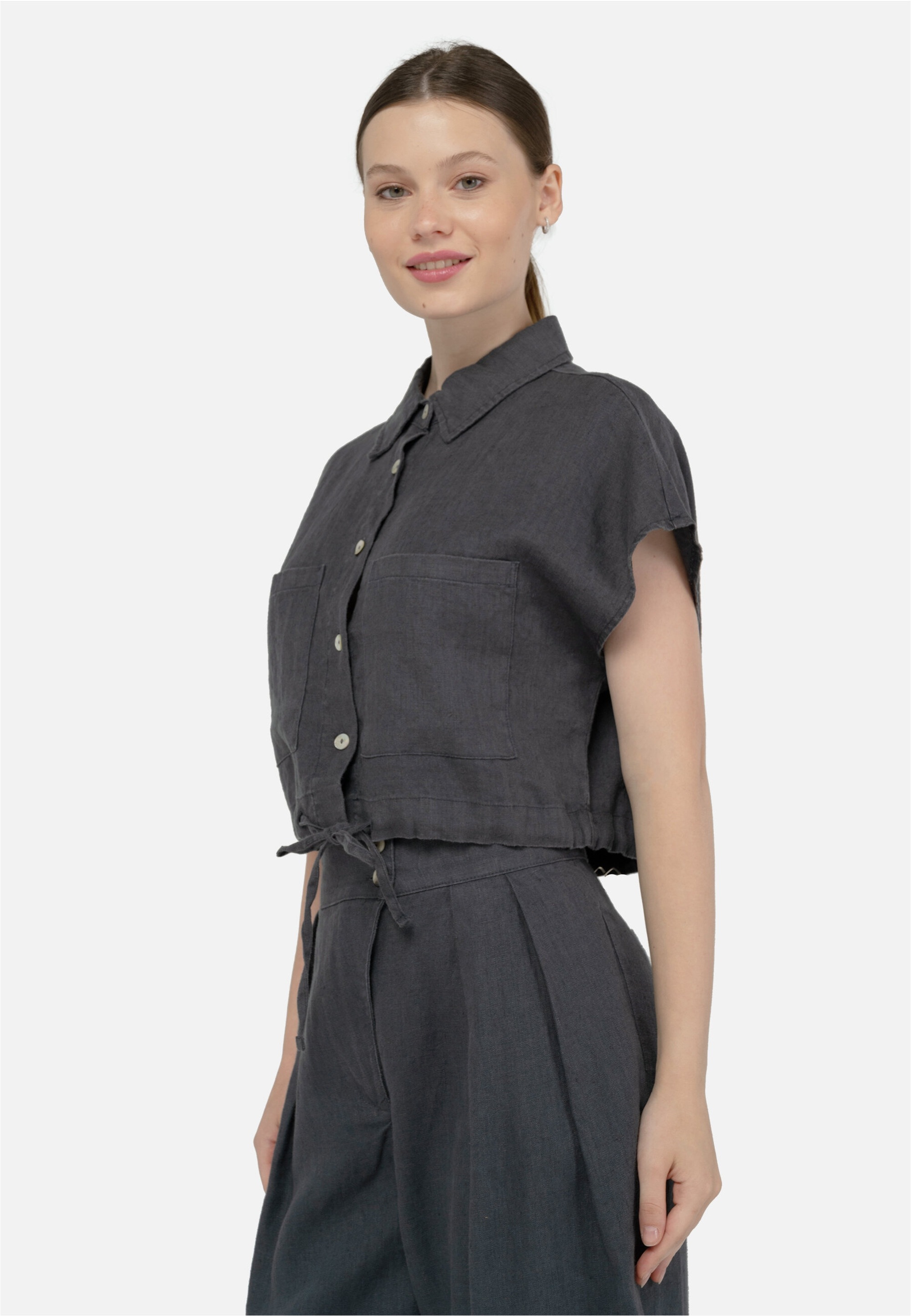 freshlions Klassische Bluse "Savannah" 1 Stk. mit lockerer Passform günstig online kaufen