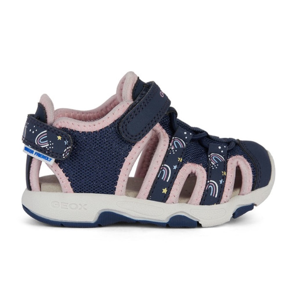 Geox Sandale »B SANDAL MULTY GIRL«, Sommerschuh, Klettschuh, Sandalette, mit Geox Spezial Membran