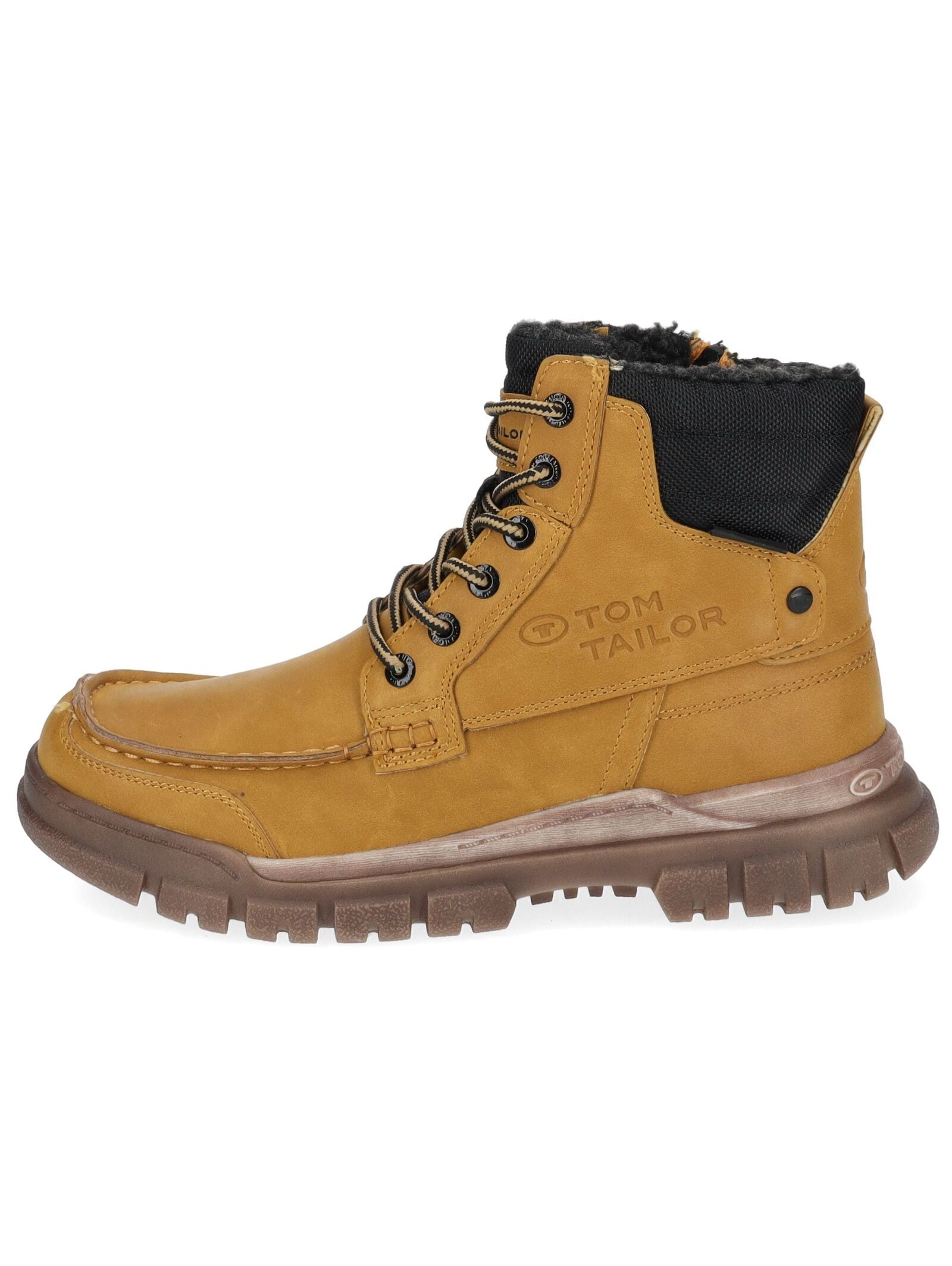 TOM TAILOR Schnürstiefelette »Tom Tailor Stiefelette Lederimitat/Textil«