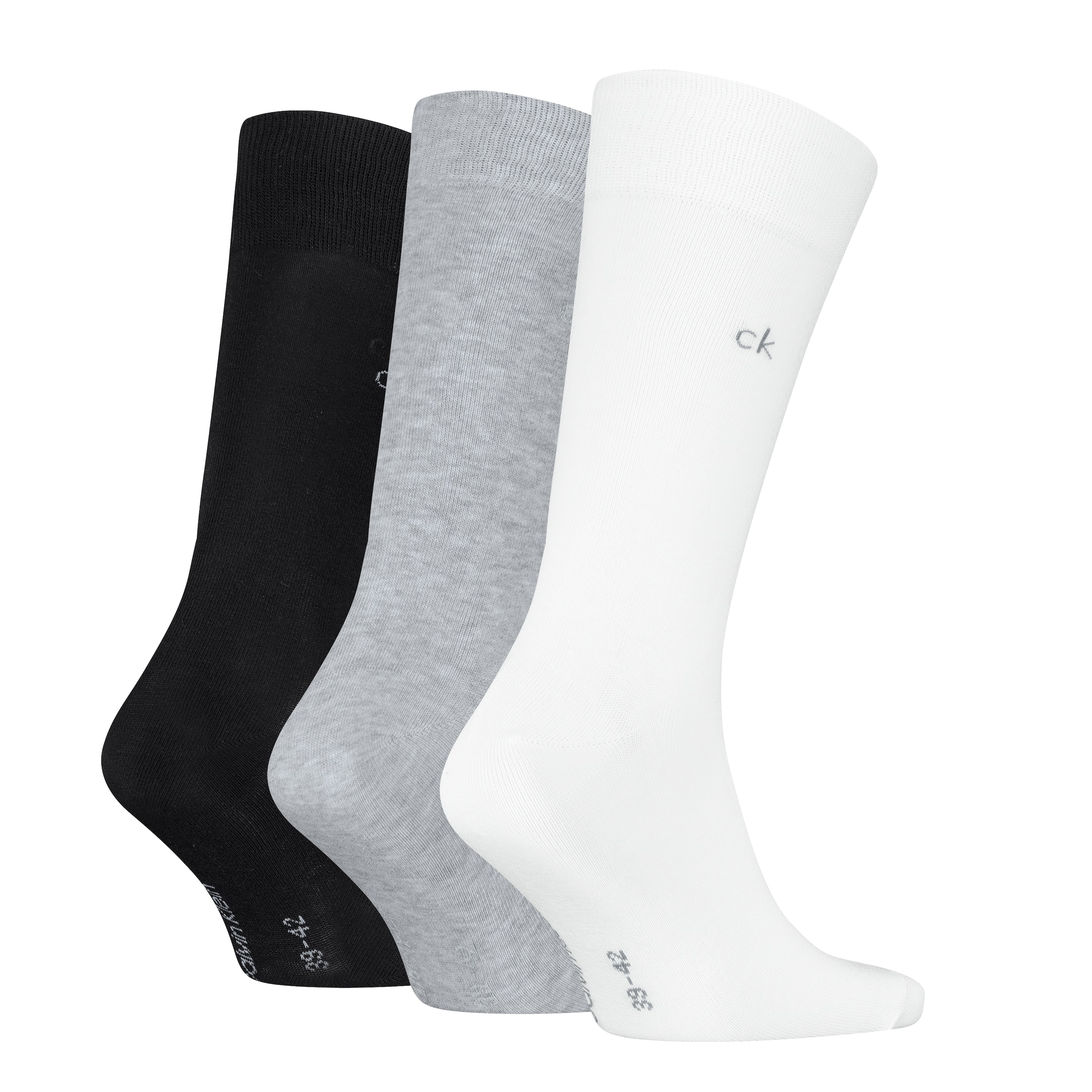 Calvin Klein Socken »CK MEN SOCK« 3 Paar,  uni, Cotton-Mix, breiter Bund