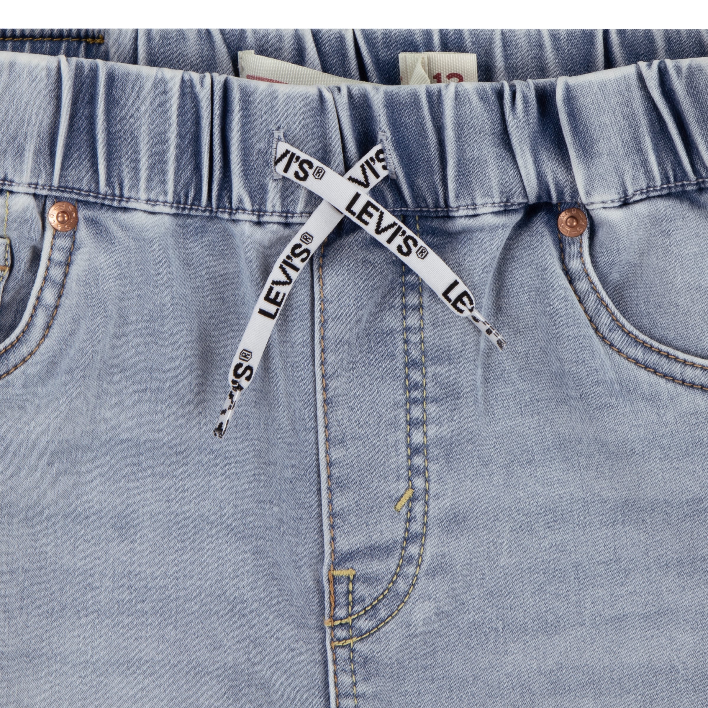 Levi's® Kids Jeansbermudas »LVB SKINNY FIT DOBBY SHORT«, for BOYS