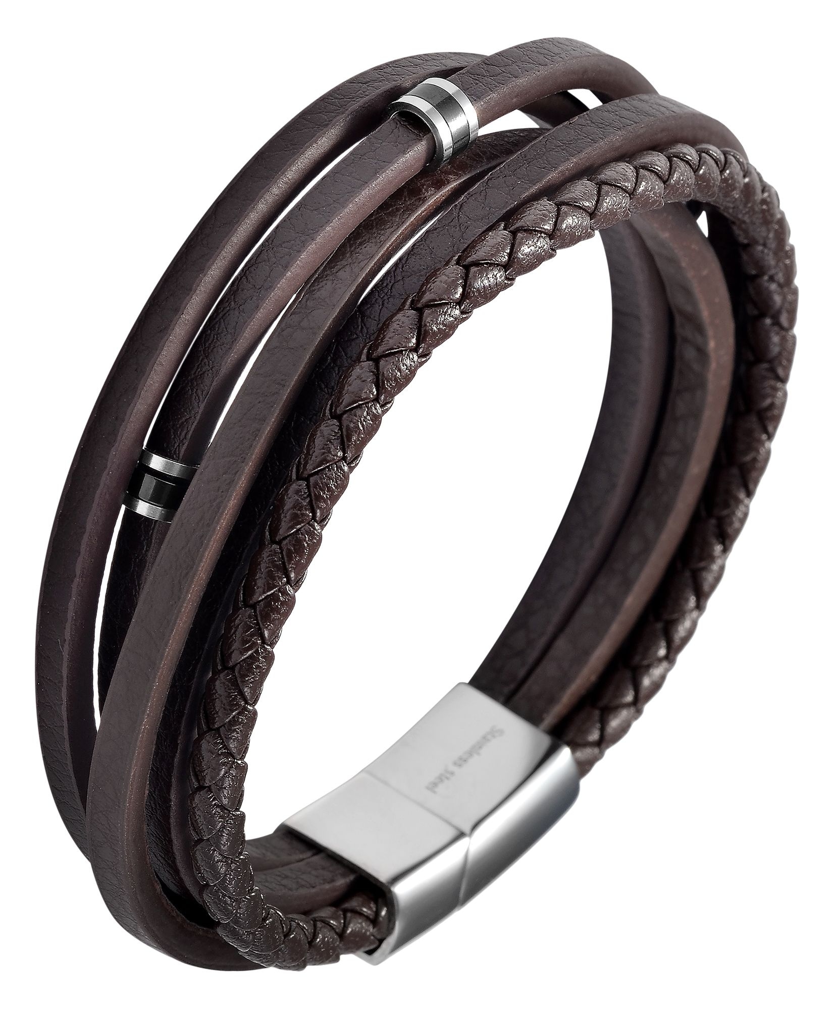 Adelia´s Armband »Unisex Armband – Lederarmband aus Leder 19 cm« Zum Verschenken an Menschen, die Ihnen am Herzen liegen