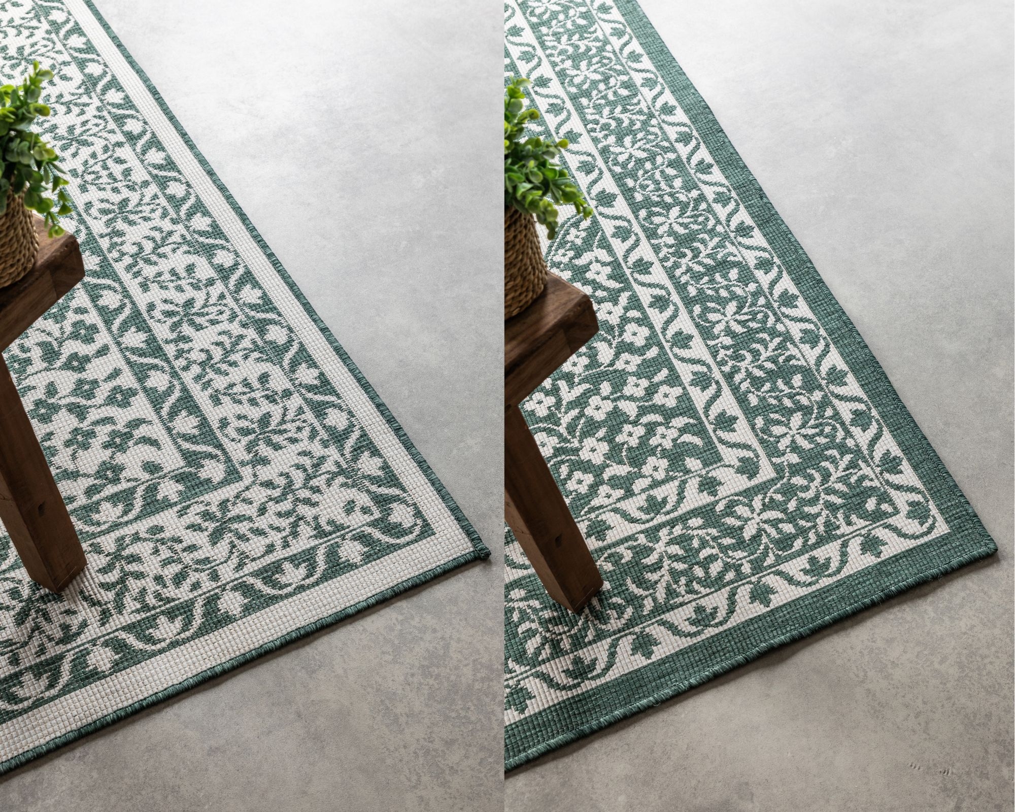 ELLE DECORATION Teppich »Meekly Wendeteppich«, rechteckig, 5 mm Höhe, Flachgewebe, In-& Outdoor, Modern, beidseitig, Balkon, Wohnzimmer