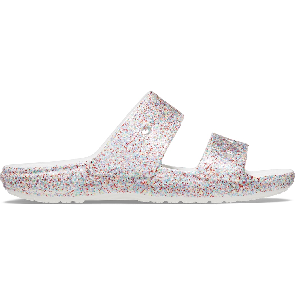 Crocs Pantolette »Classic Sprinkle Glitter Sandal K«