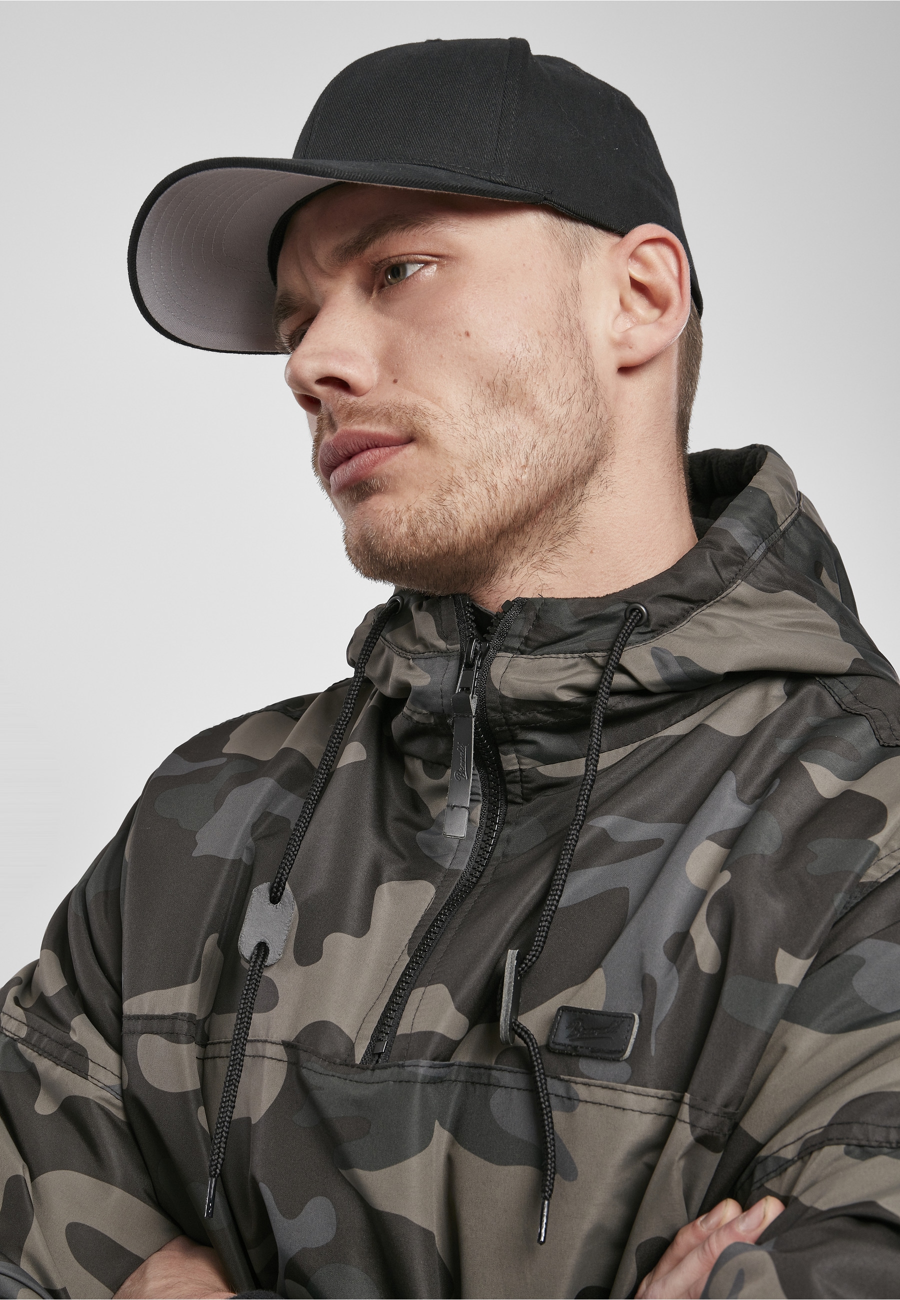 Brandit Anorak »Brandit Herren Pull Over Windbreaker« 1 Stk. tlg. mit Kapuze