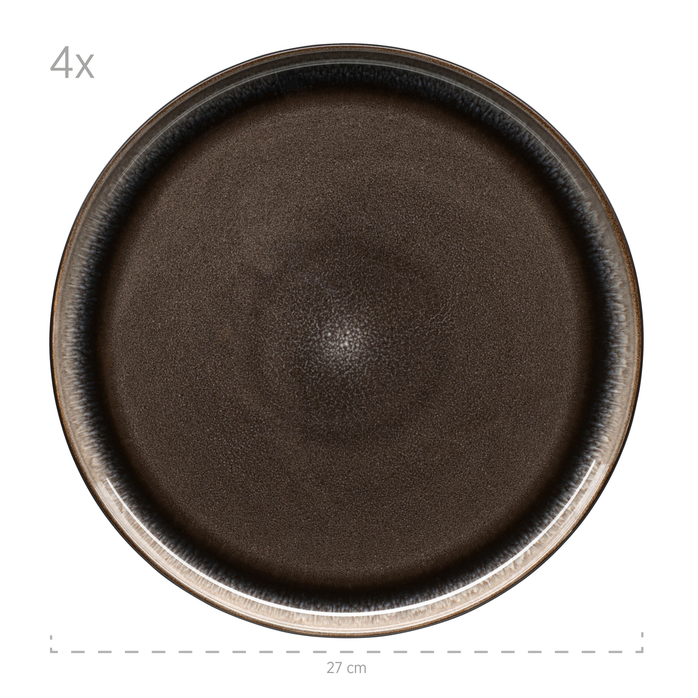 MÄSER Speiseteller »NIARA, Speiseteller-Set, Steinzeug«