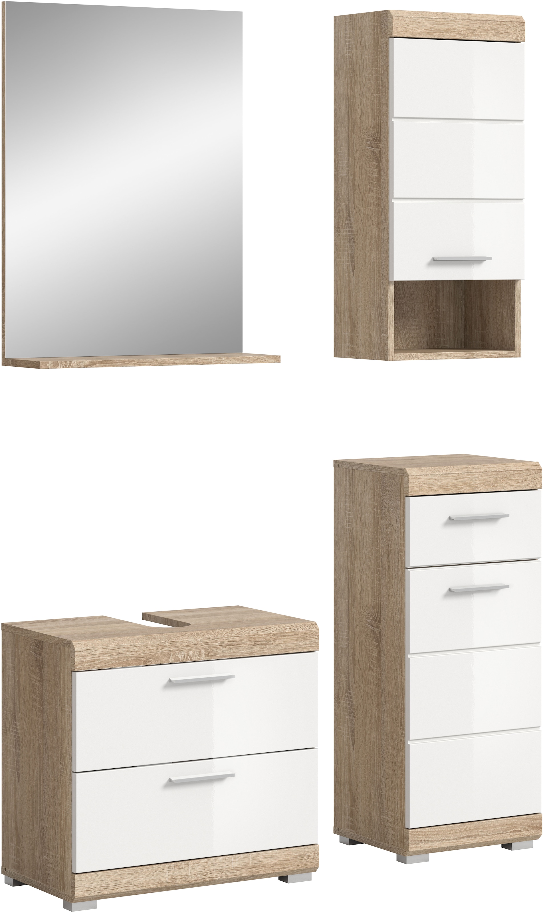 INOSIGN Badmöbel-Set "Siena, 4 teilig, bestehend aus:", (Set, 3 St., TOPSEL günstig online kaufen