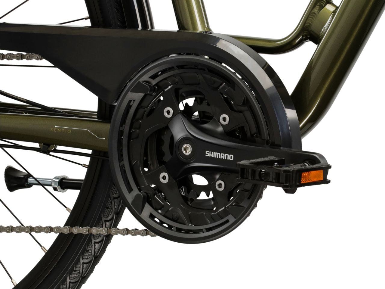 Kross Cityrad »Sentio 4.0 Grün 27 Gänge« 27 Gang Shimano ACERA T3000 Schaltwerk Kettenschaltung