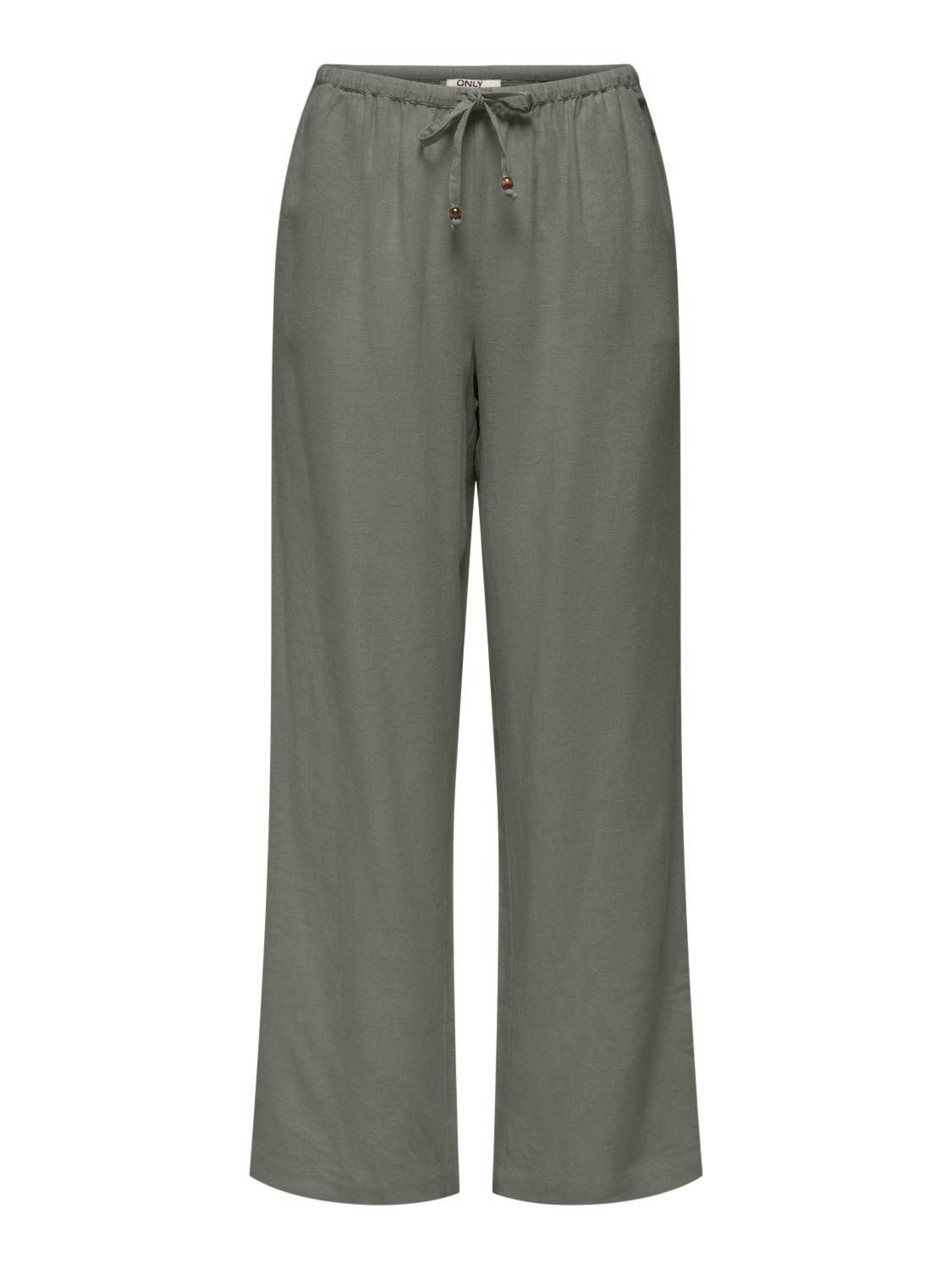 ONLY Schlupfhose "ONLBRUXELLES MW LIN BL TIE PANT PNT NOOS" Sommerhose mit günstig online kaufen