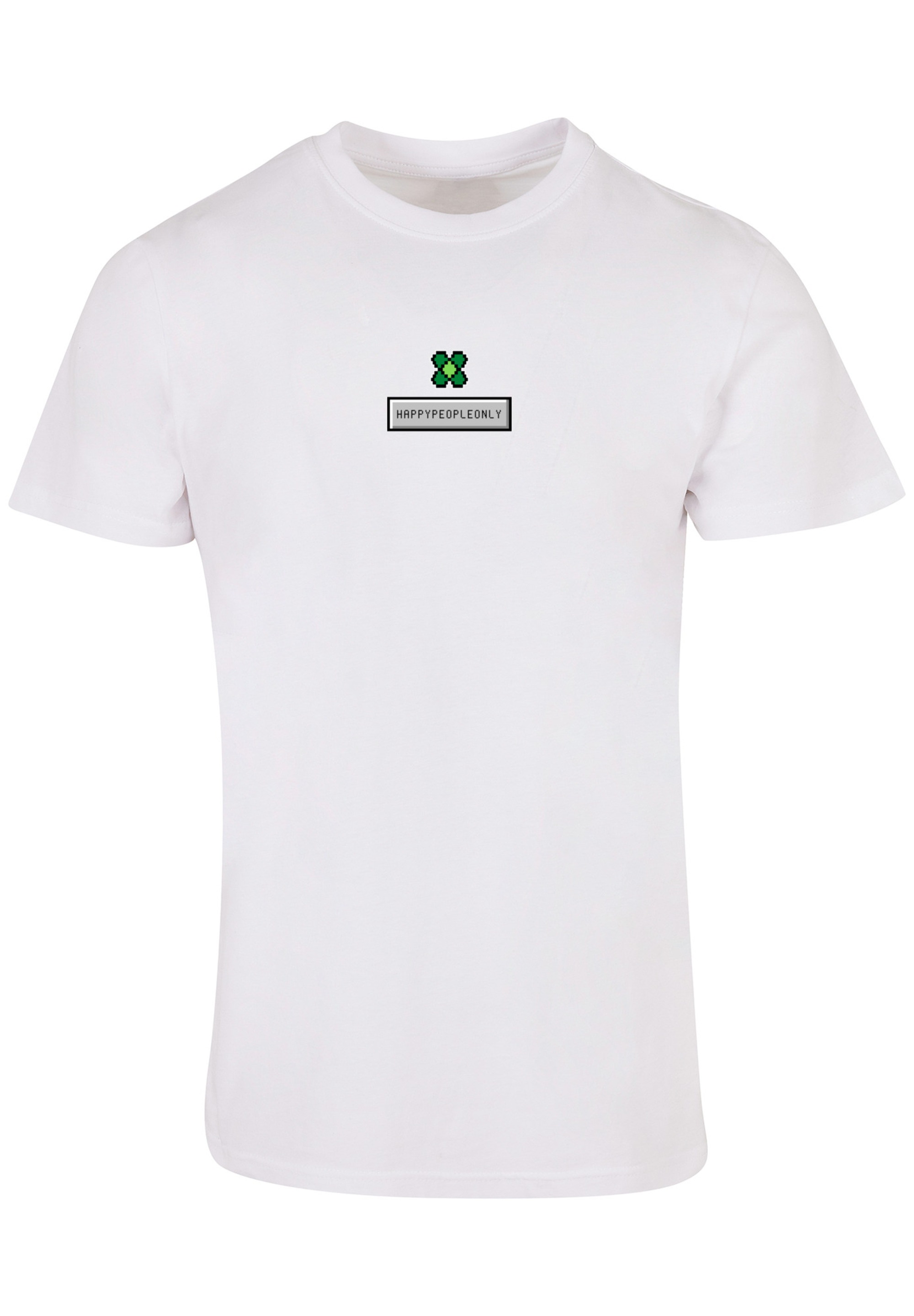 F4NT4STIC T-Shirt "Happy New Year Pixel Kleeblatt" Print günstig online kaufen