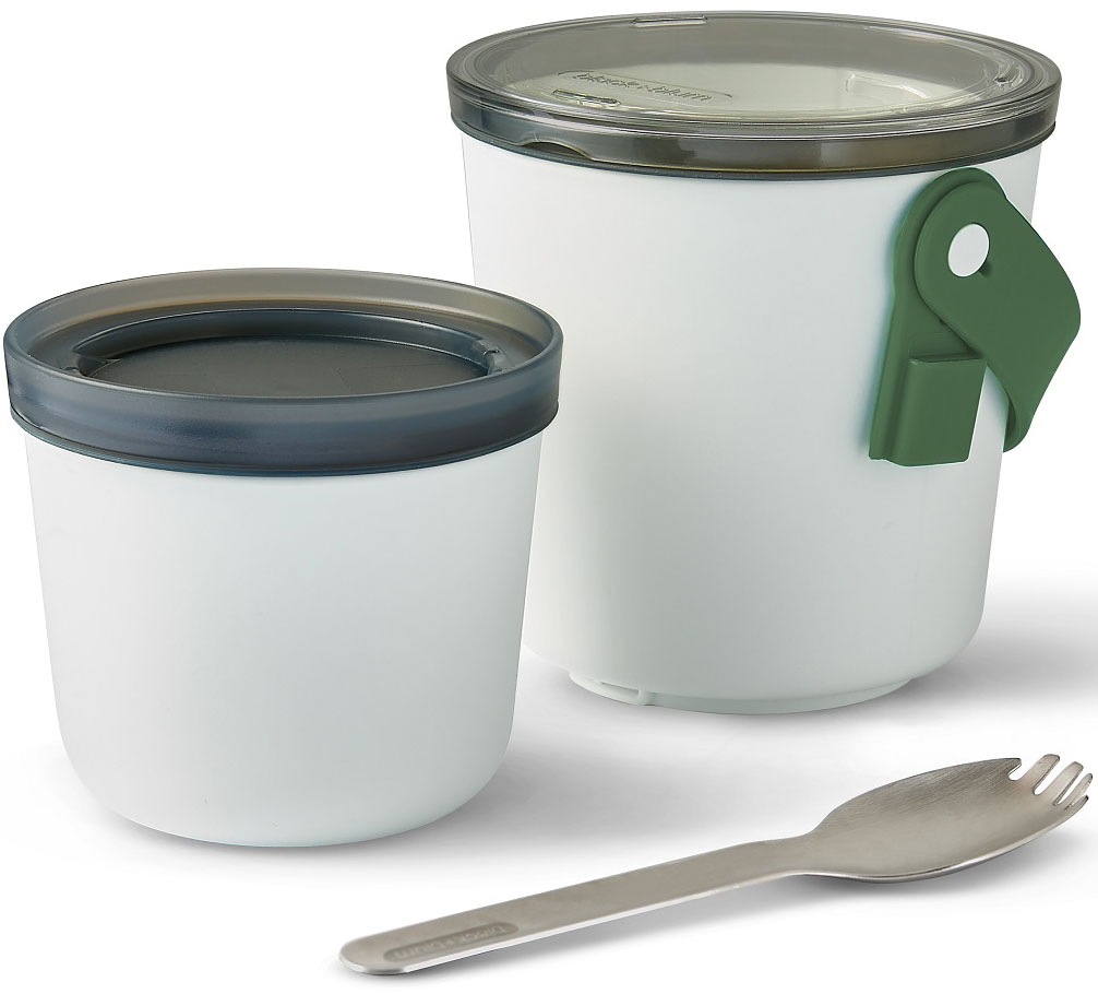 black+blum Lunchbox Set, 1 Stk. tlg. 2-in-1, mit Tragegurt und Göffel (Gabe günstig online kaufen