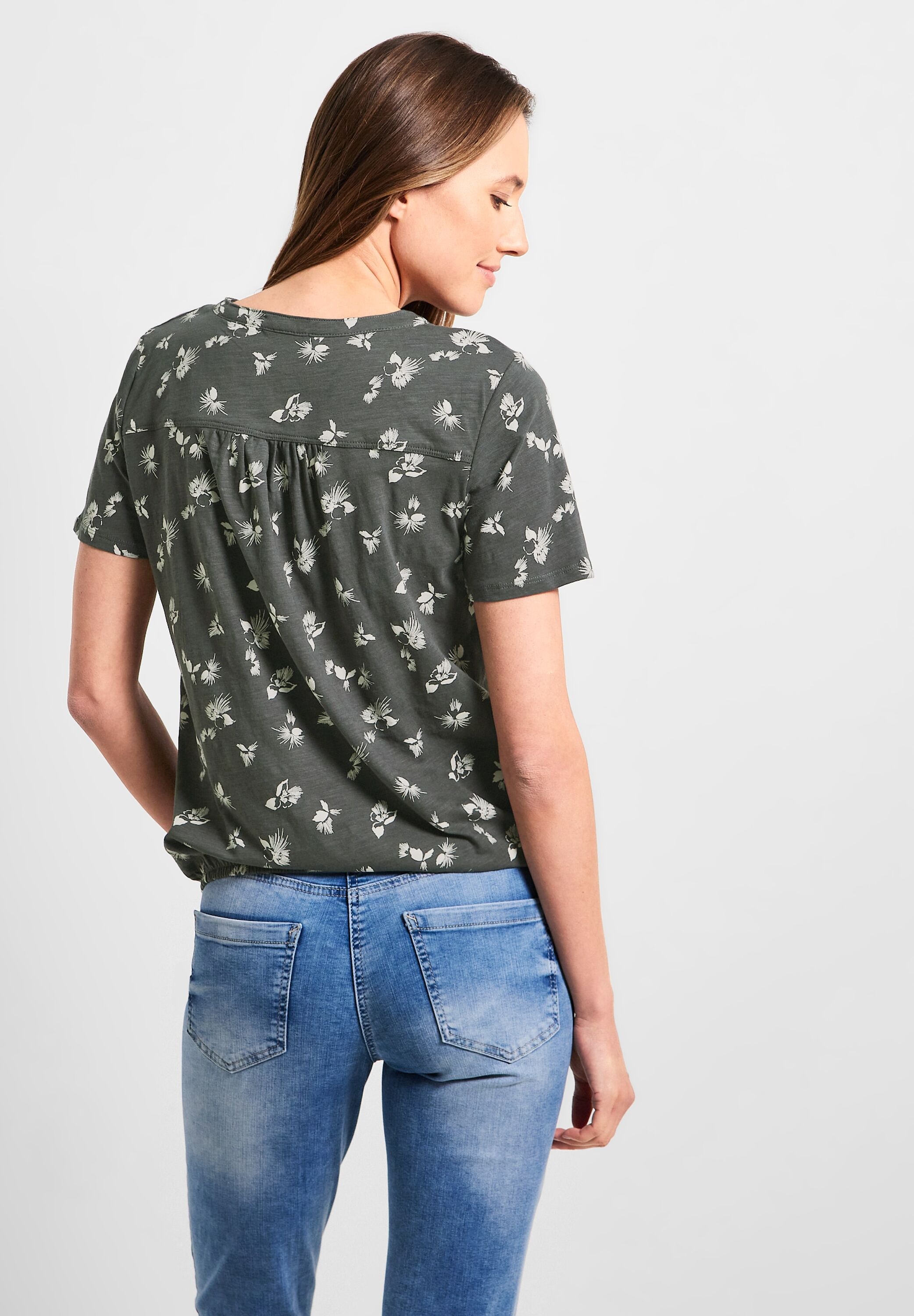 Cecil T-Shirt, aus reiner für kaufen BAUR Baumwolle 