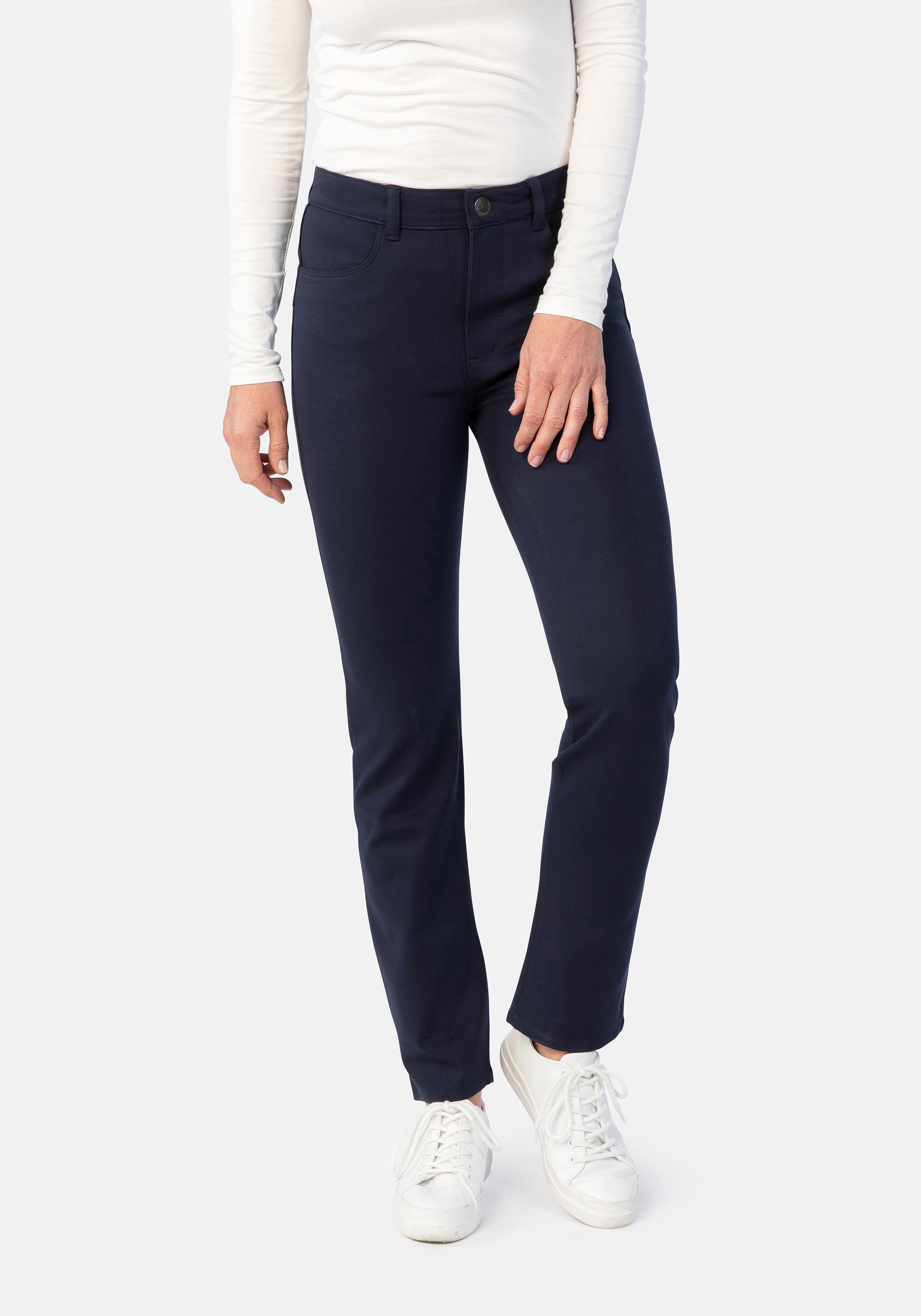 STOOKER WOMEN 5-Pocket-Hose "Milano Jersey Magic Shape Fit", Casual Twill C günstig online kaufen