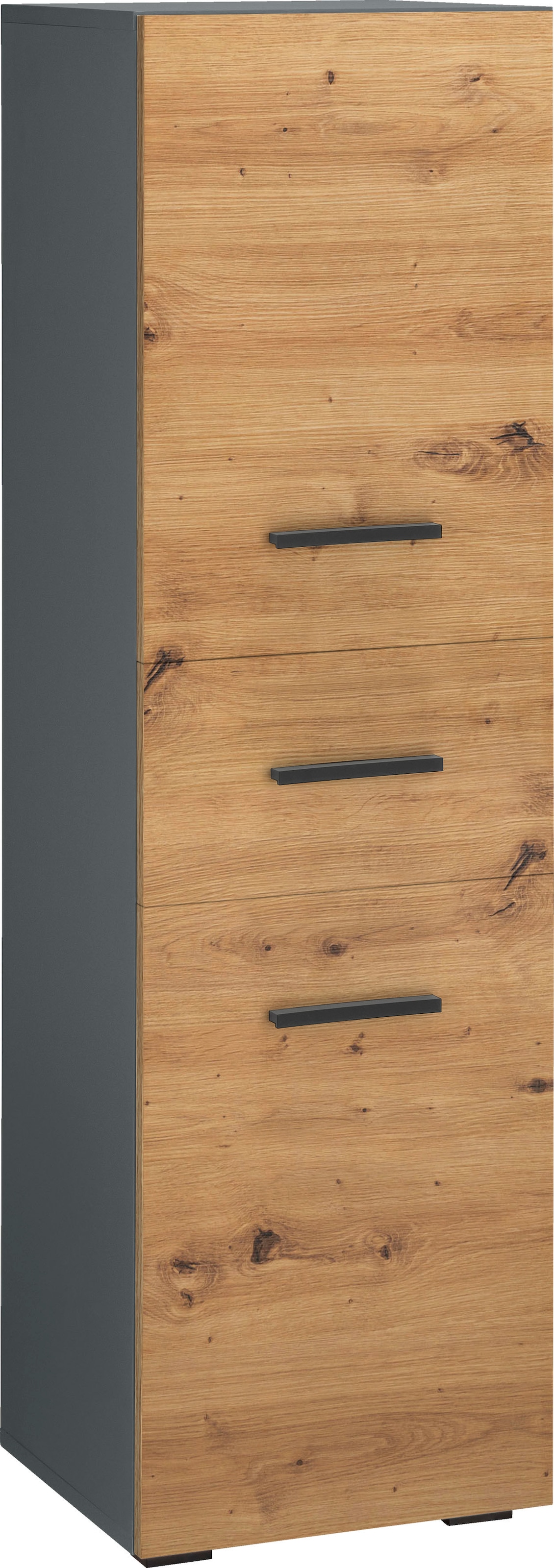 welltime Midischrank "Skara" verstellbarer Einlegeböden hinter jeder Tür, Breite 38 cm, Höhe 130 cm