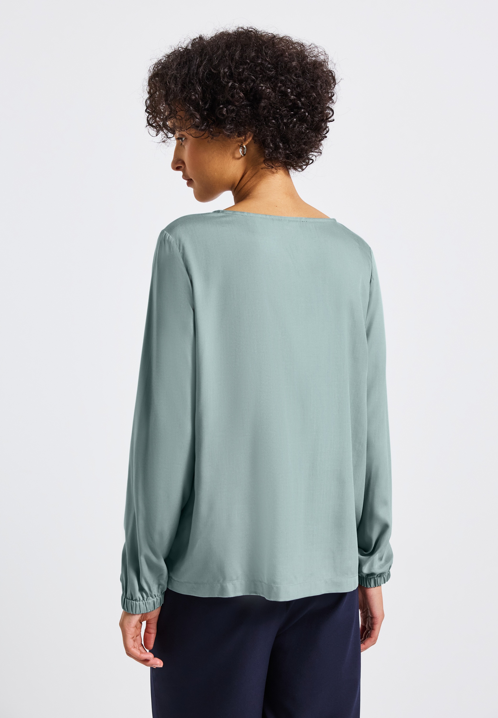 STREET ONE Langarmbluse aus softer Viskose günstig online kaufen