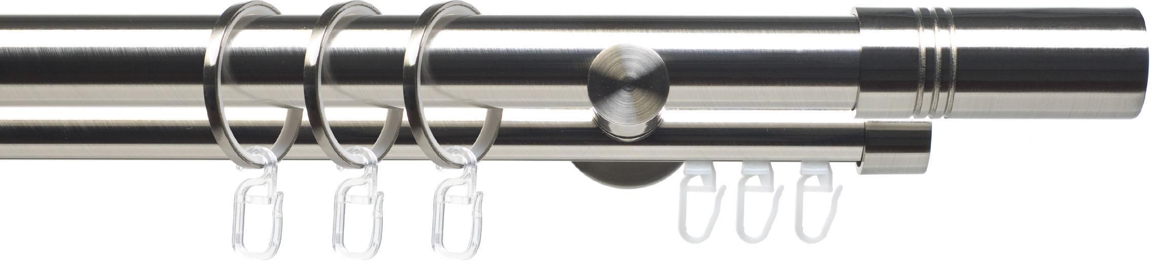 Liedeco Gardinenstange "CELZYLIN02SG2L" Ø 25 mm 2 läufig-läufig Fixmaß 2-lä günstig online kaufen