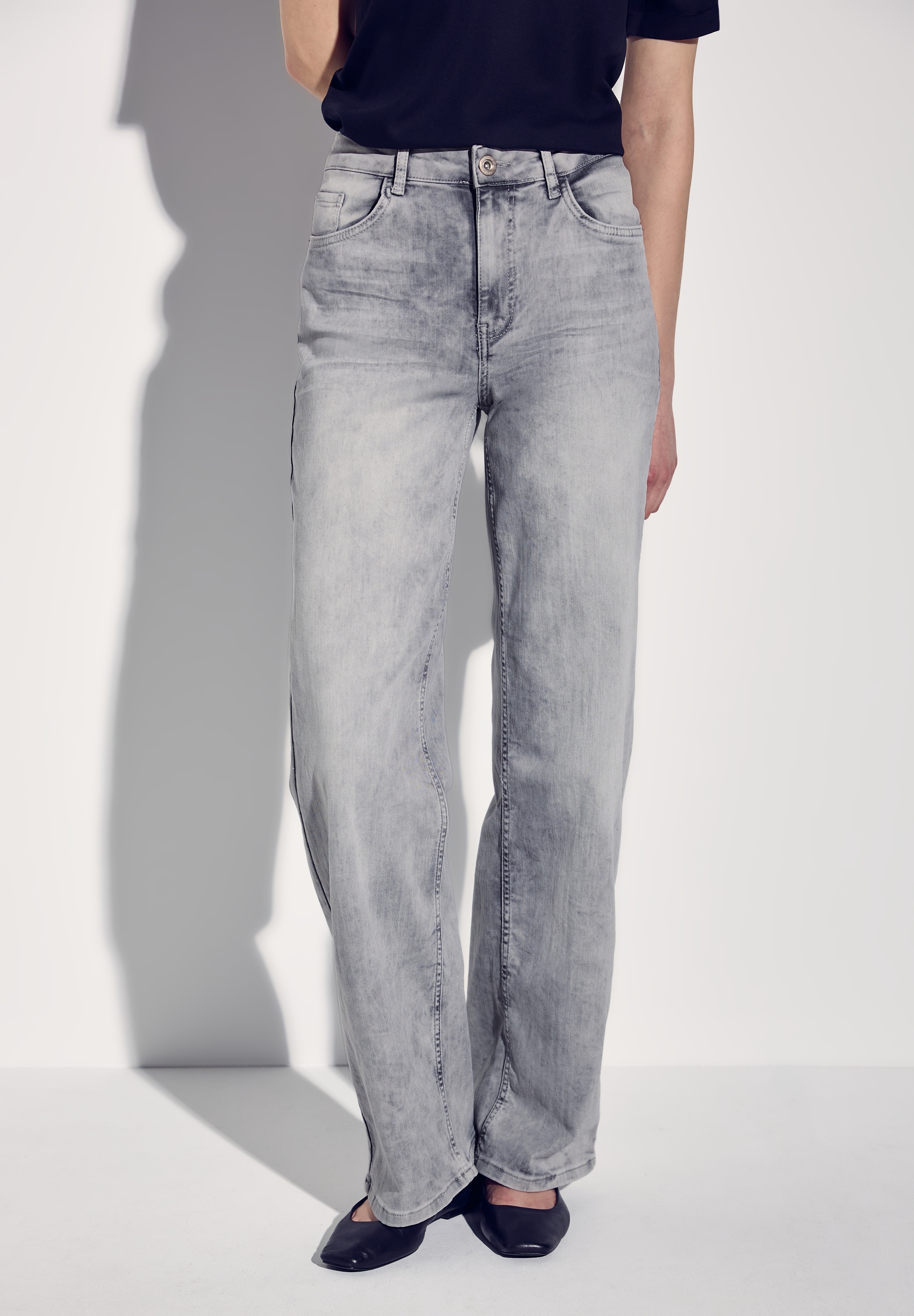 STREET ONE Comfort-fit-Jeans, High Waist