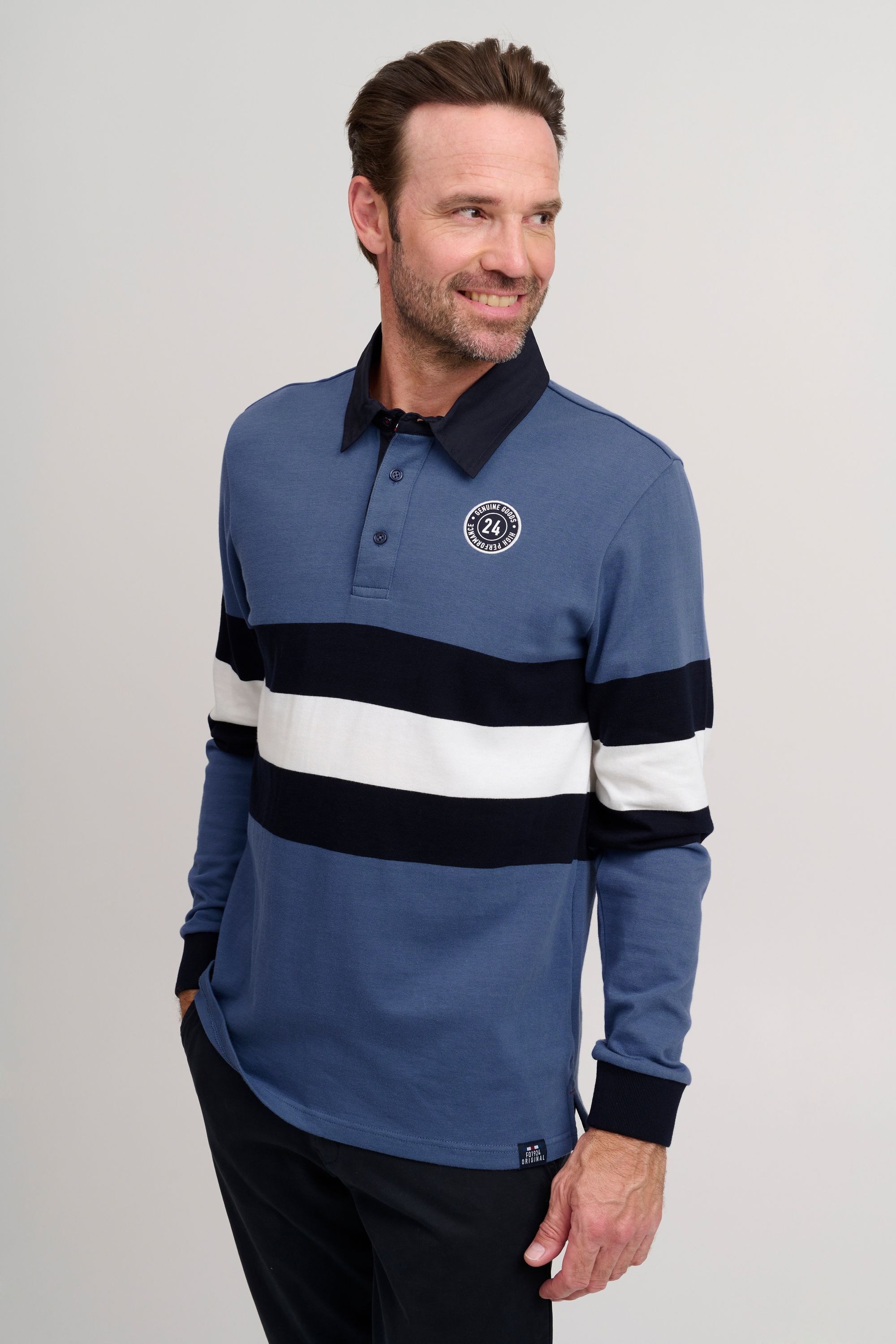 FQ1924 Langarm-Poloshirt »Langarm-Poloshirt FQMikkael«