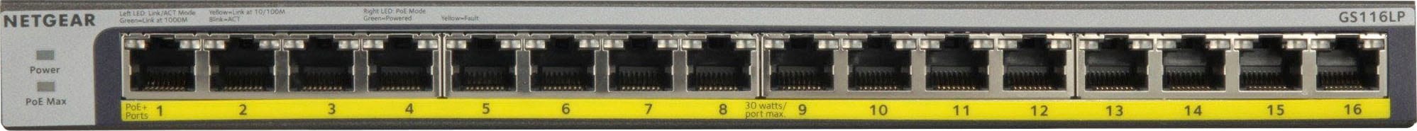 NETGEAR Netzwerk-Switch »GS116LP«