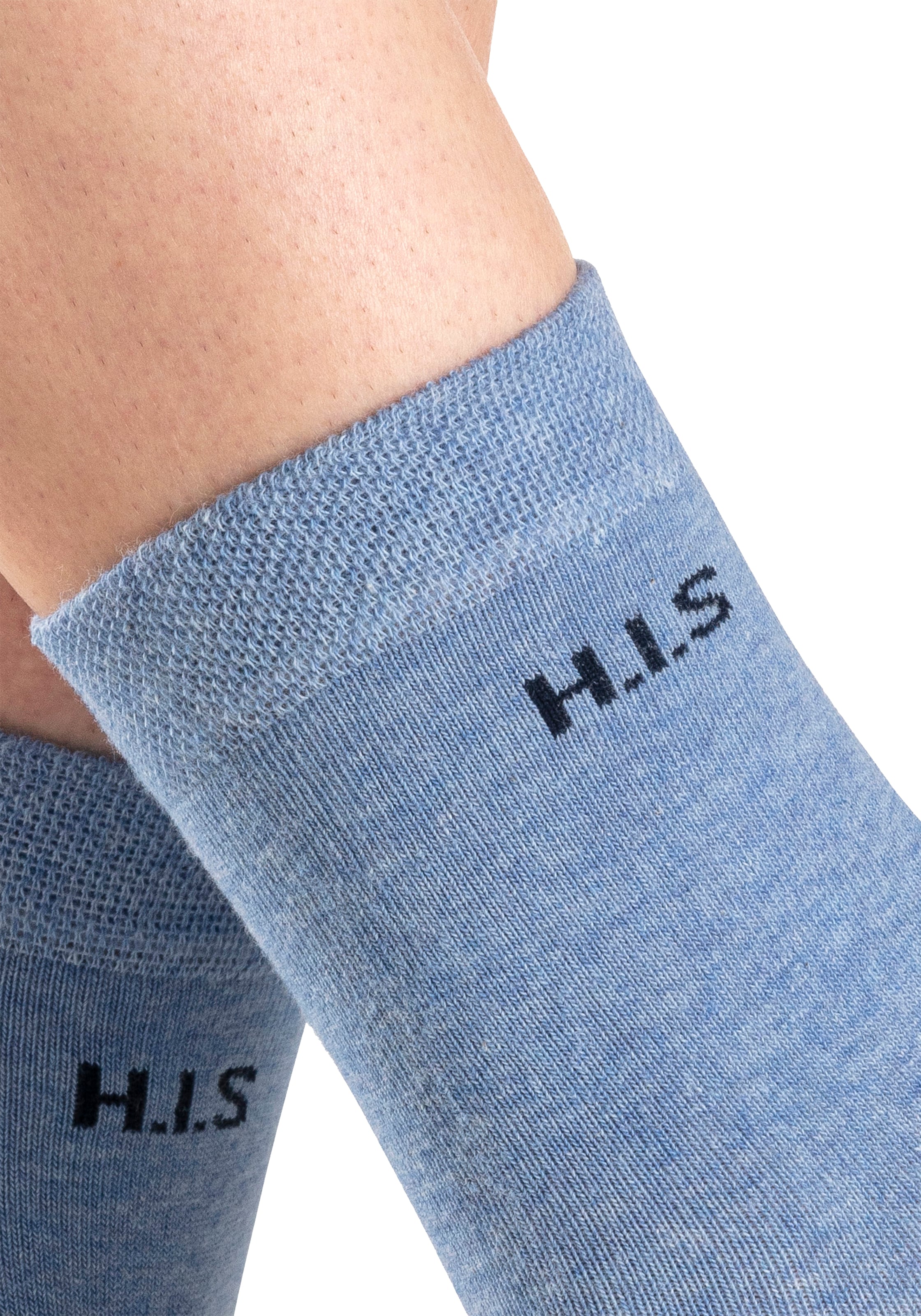 H.I.S Socken, (Set, 4 bestellen Paar), ohne online BAUR | Bündchen einschneidendes