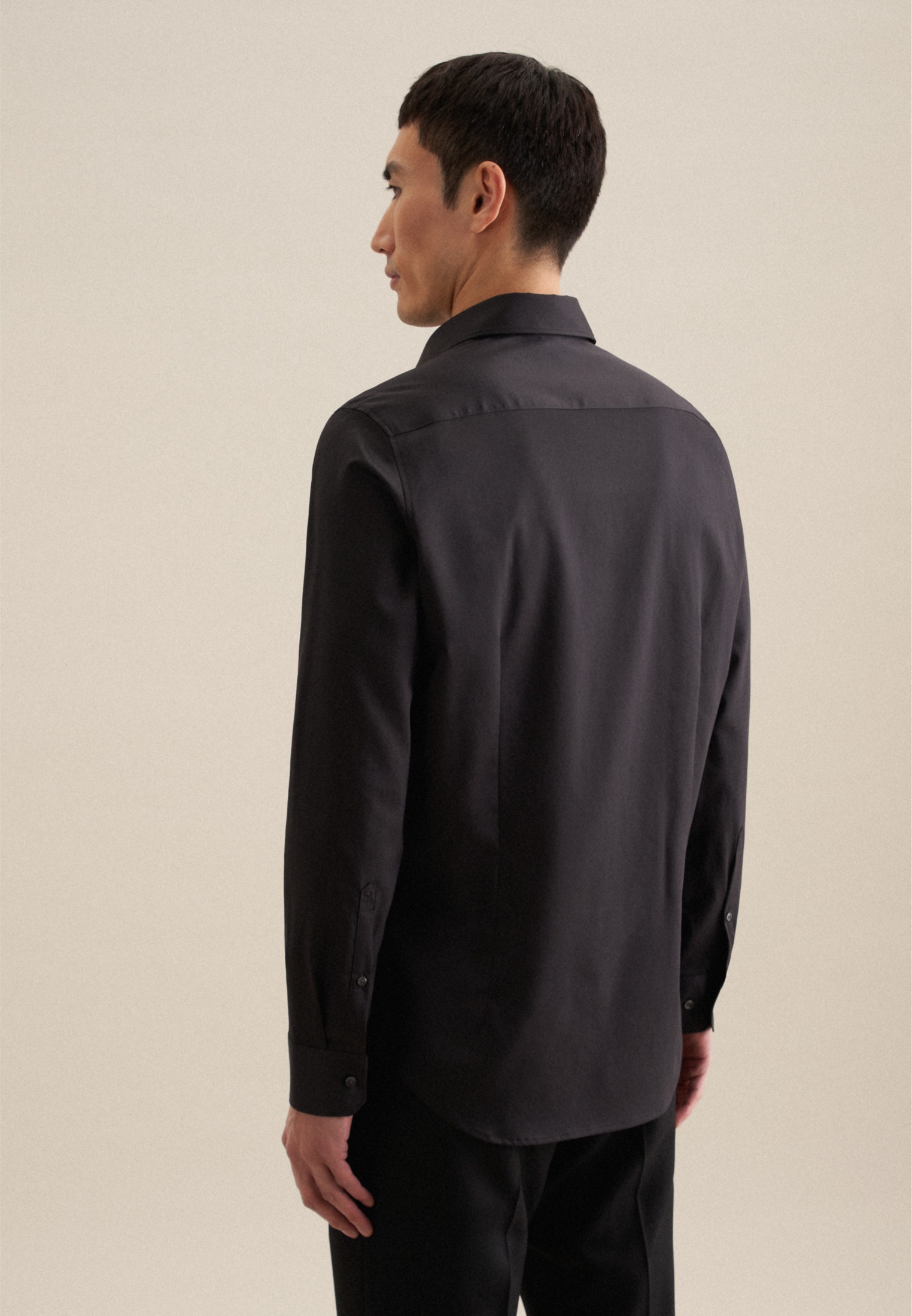 seidensticker Businesshemd »Schwarze Rose«, Slim Kentkragen Uni