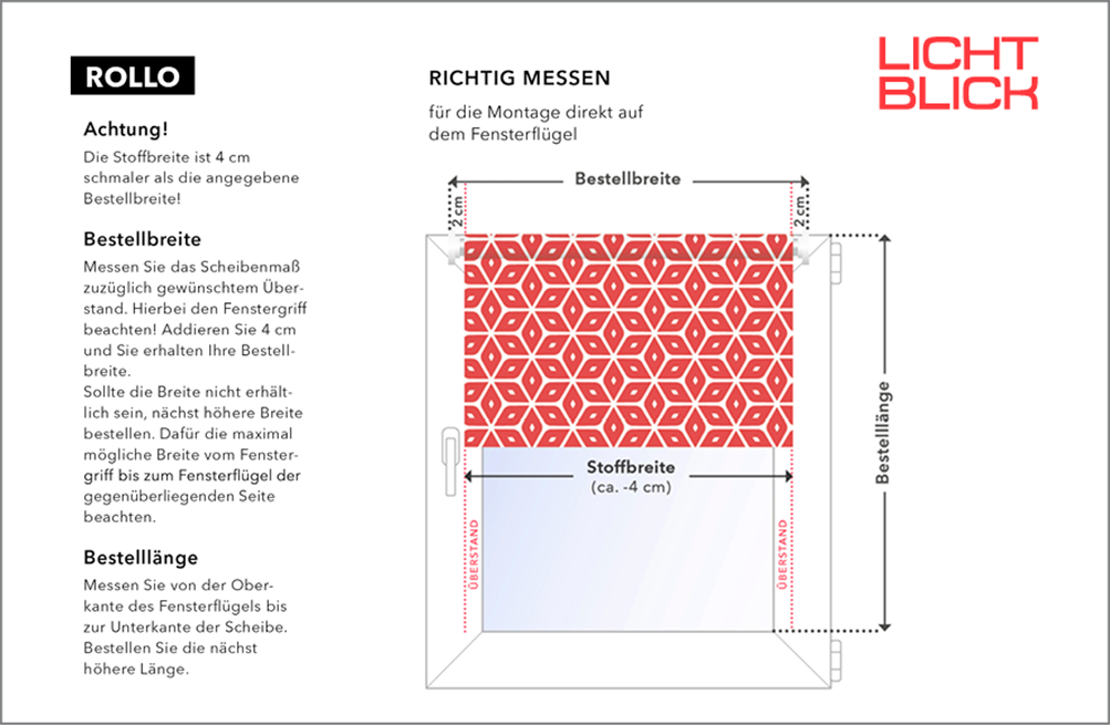 LICHTBLICK ORIGINAL Rollo »Klemmfix, ohne Bohren«, blickdicht, Blendschutz-Sichtschutz, mit Bohren/ohne Bohren, freihängend, Steuerbar mit Bluetooth-App, integrierter Elektromotor und Akku
