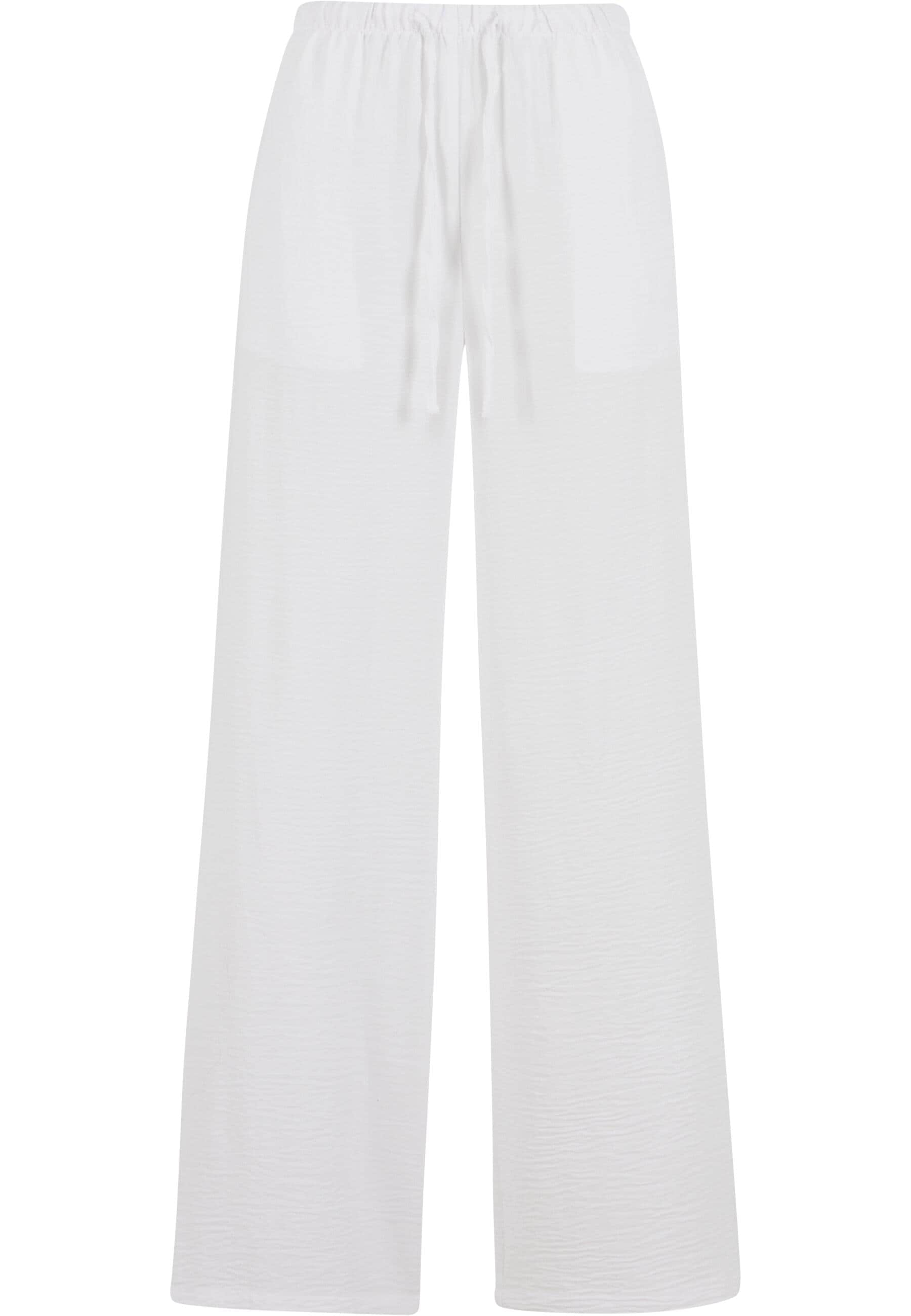 URBAN CLASSICS Stoffhose "Urban Classics Ladies Structured Wideleg Pants" günstig online kaufen