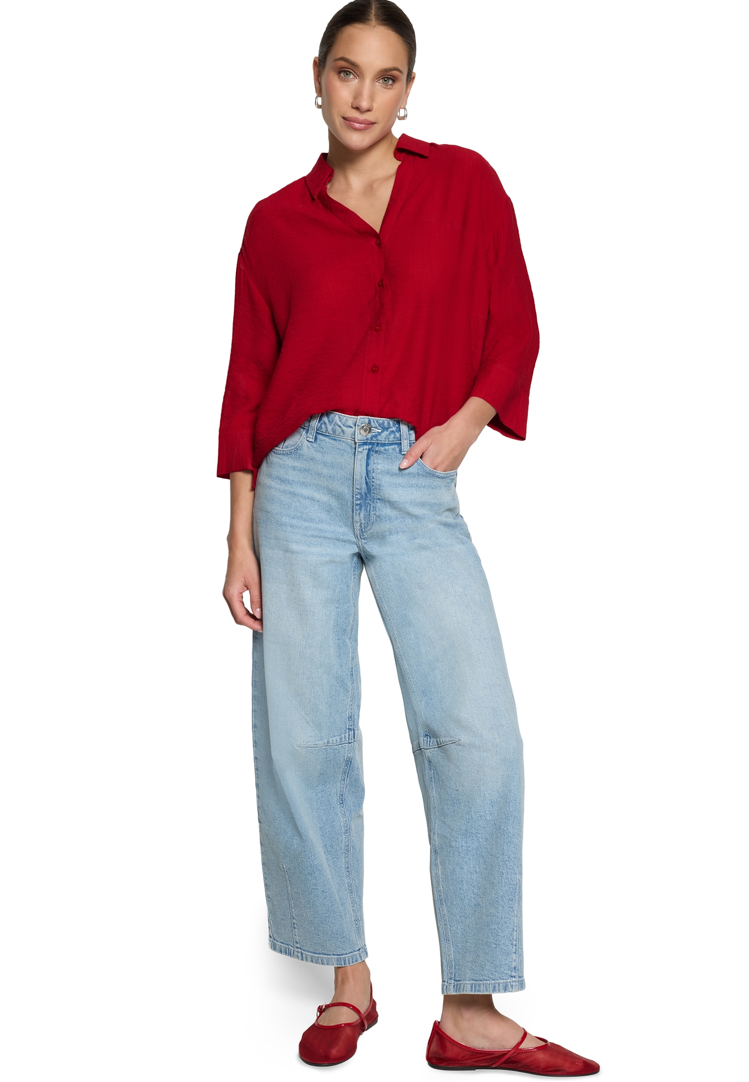 Zero Hemdbluse »Damen mit Tunnelzug«