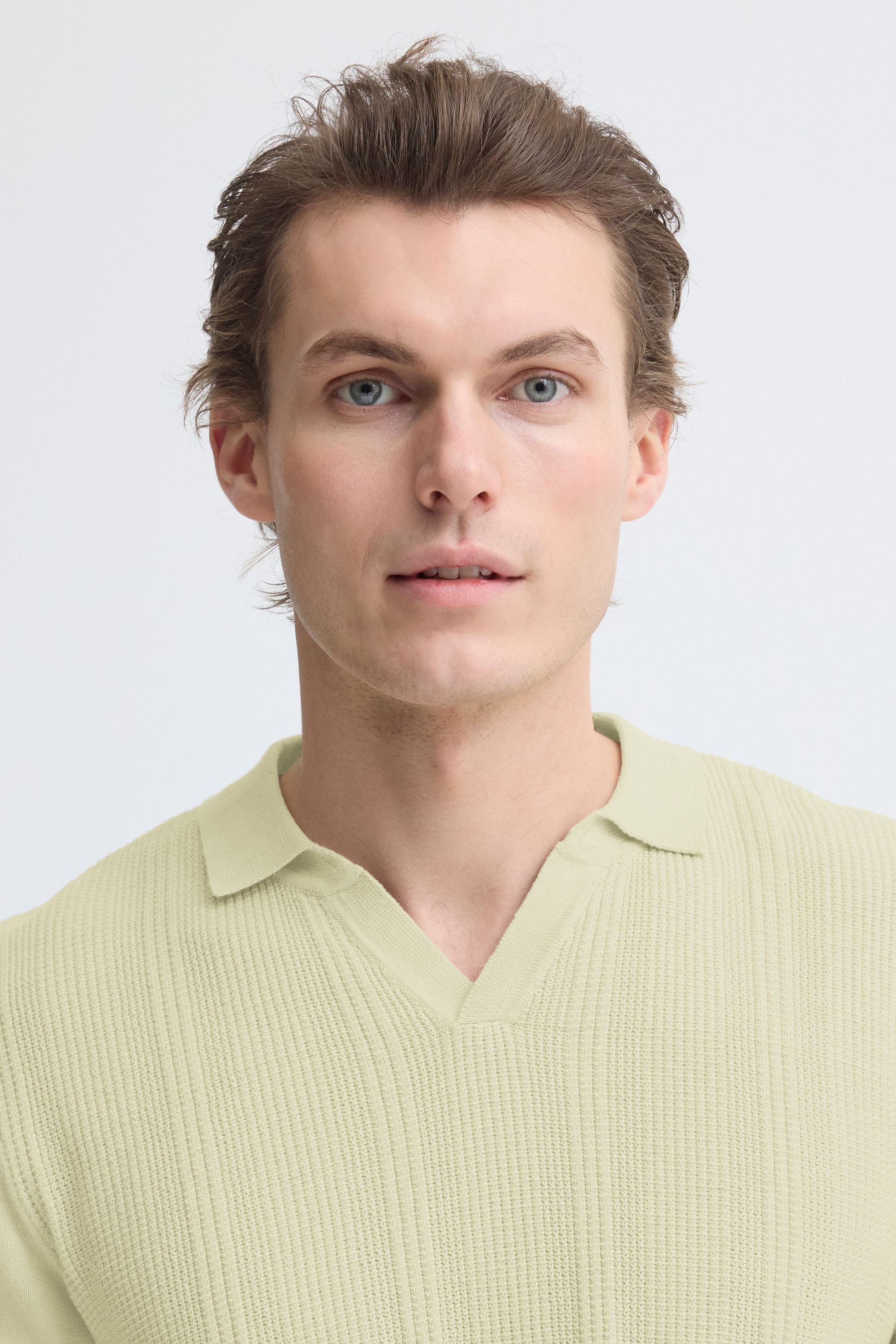 Blend Poloshirt »BHBaron« Stilvolles T-Shirt mit Kragen und strukturiertem Rippmuster