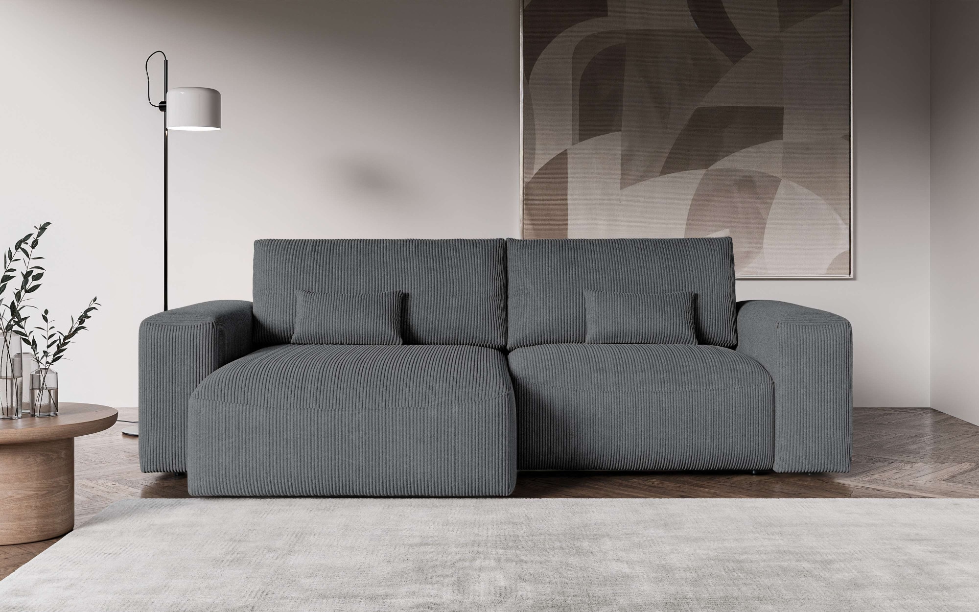 OTTO home Ecksofa "MATTS Schlafsofa mit Bettkasten, Maße B/T/H: 265/159/89 günstig online kaufen