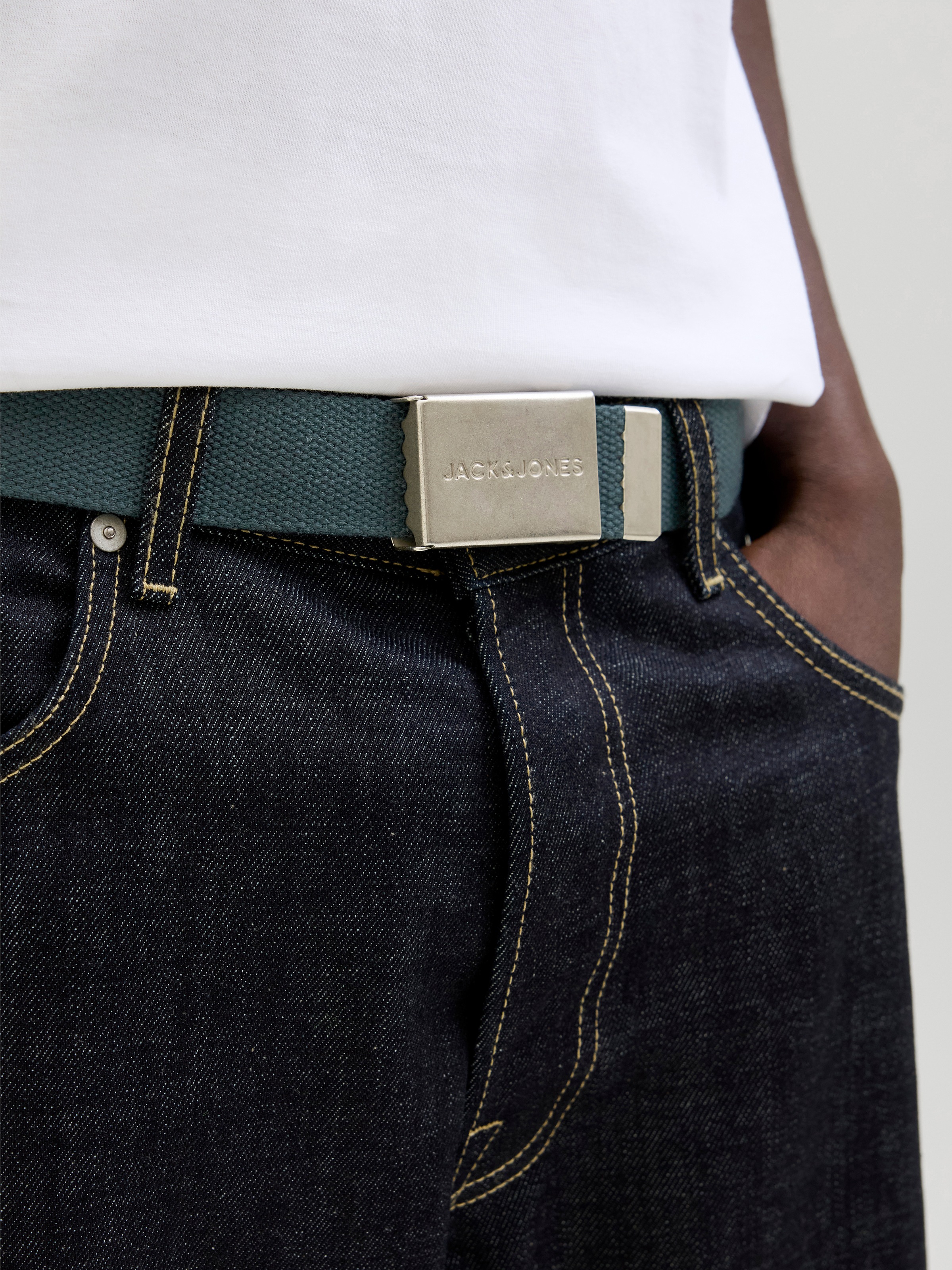 Jack & Jones Stoffgürtel "JACLONDON WOVEN BELT NOOS" günstig online kaufen